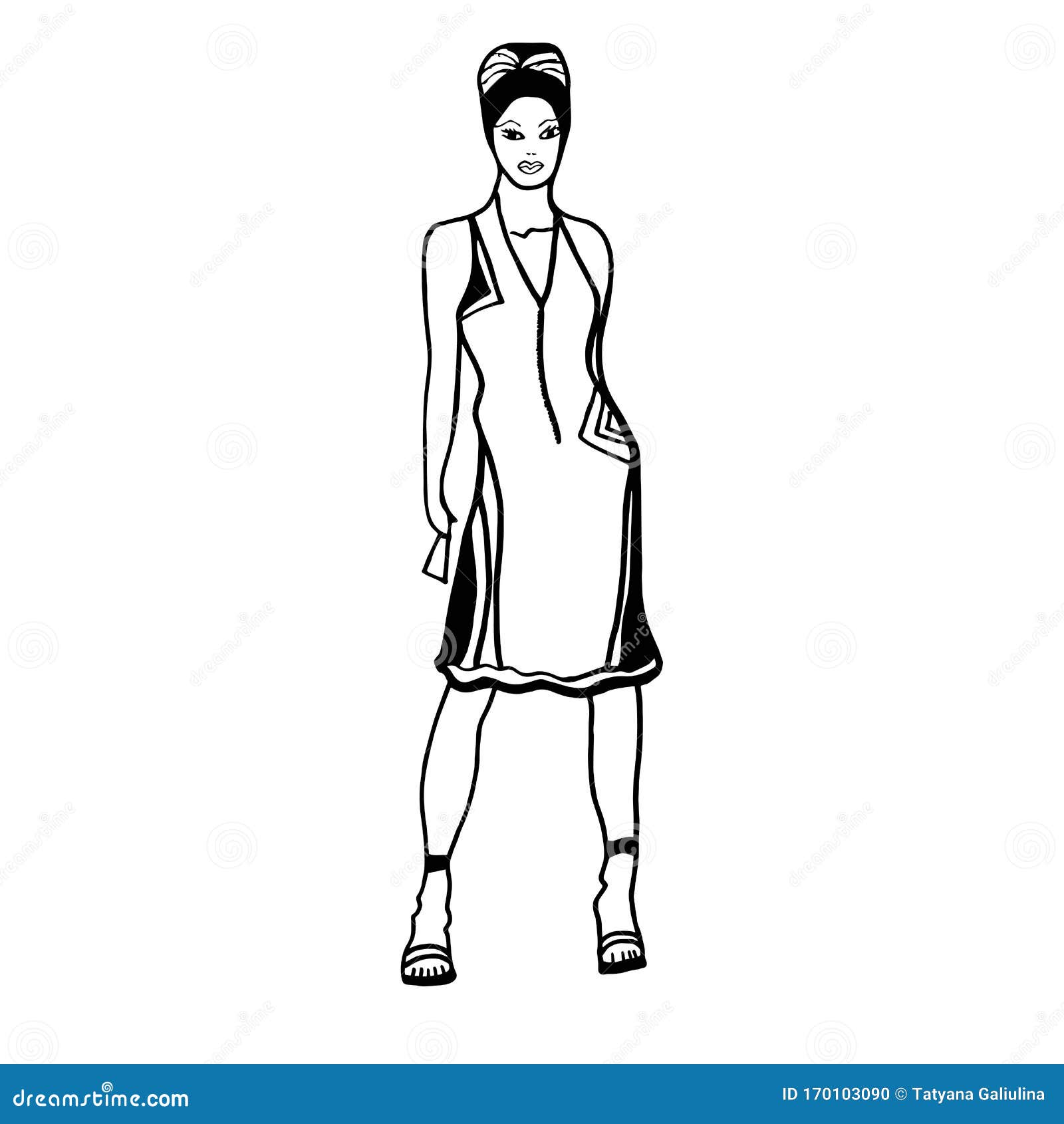Dibujo De Una Mujer Con Un Vestido De Noche Ilustración del Vector - Ilustración de bosquejo, vector: 170103090 Dibujo De Una Mujer Con Un Vestido De Noche Ilustración del Vector - Ilustración de bosquejo, vector: 170103090