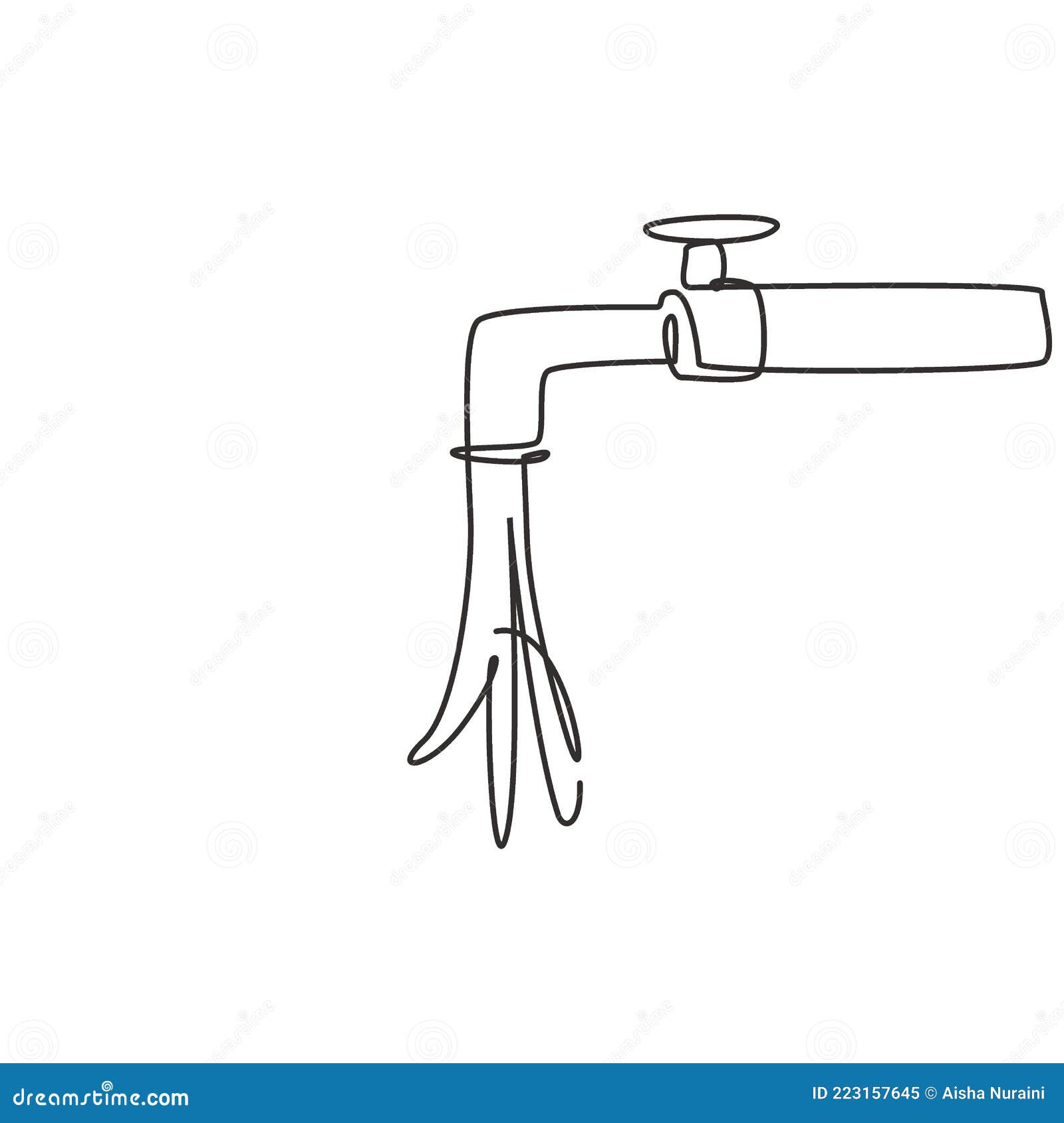 Dibujo De Una Sola Línea De Un Chorro De Agua Que Cae Del Grifo De Agua. Símbolo De Frescura Y Limpieza De Manos De Gérmenes Ilustración del Vector - Ilustración de gérmenes, Dibujo De Una Sola Línea De Un Chorro De Agua Que Cae Del Grifo De Agua. Símbolo De Frescura Y Limpieza De Manos De Gérmenes Ilustración del Vector - Ilustración de gérmenes,