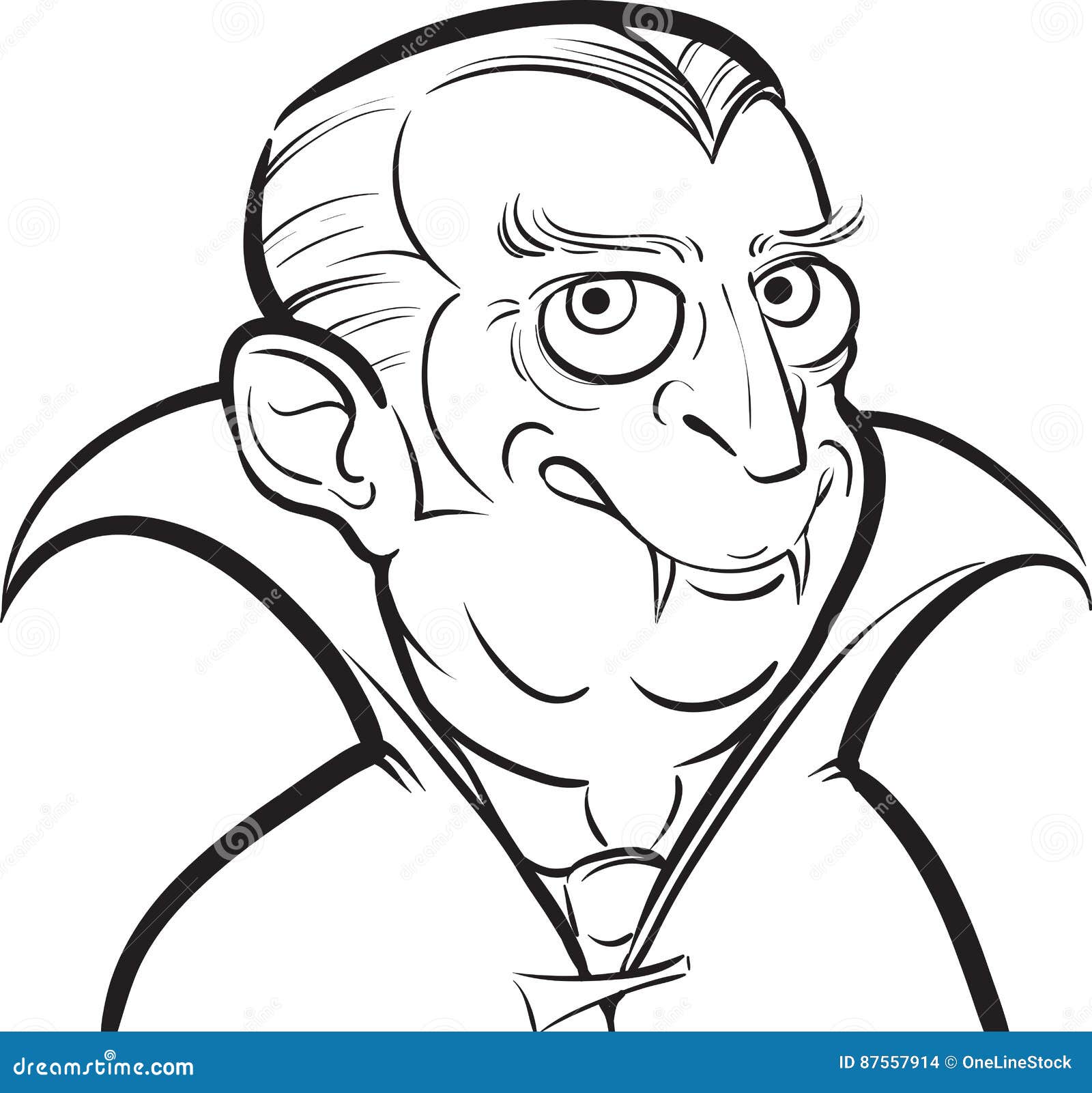 Dibujo De Whiteboard Personaje De Dibujos Animados Del Vampiro De