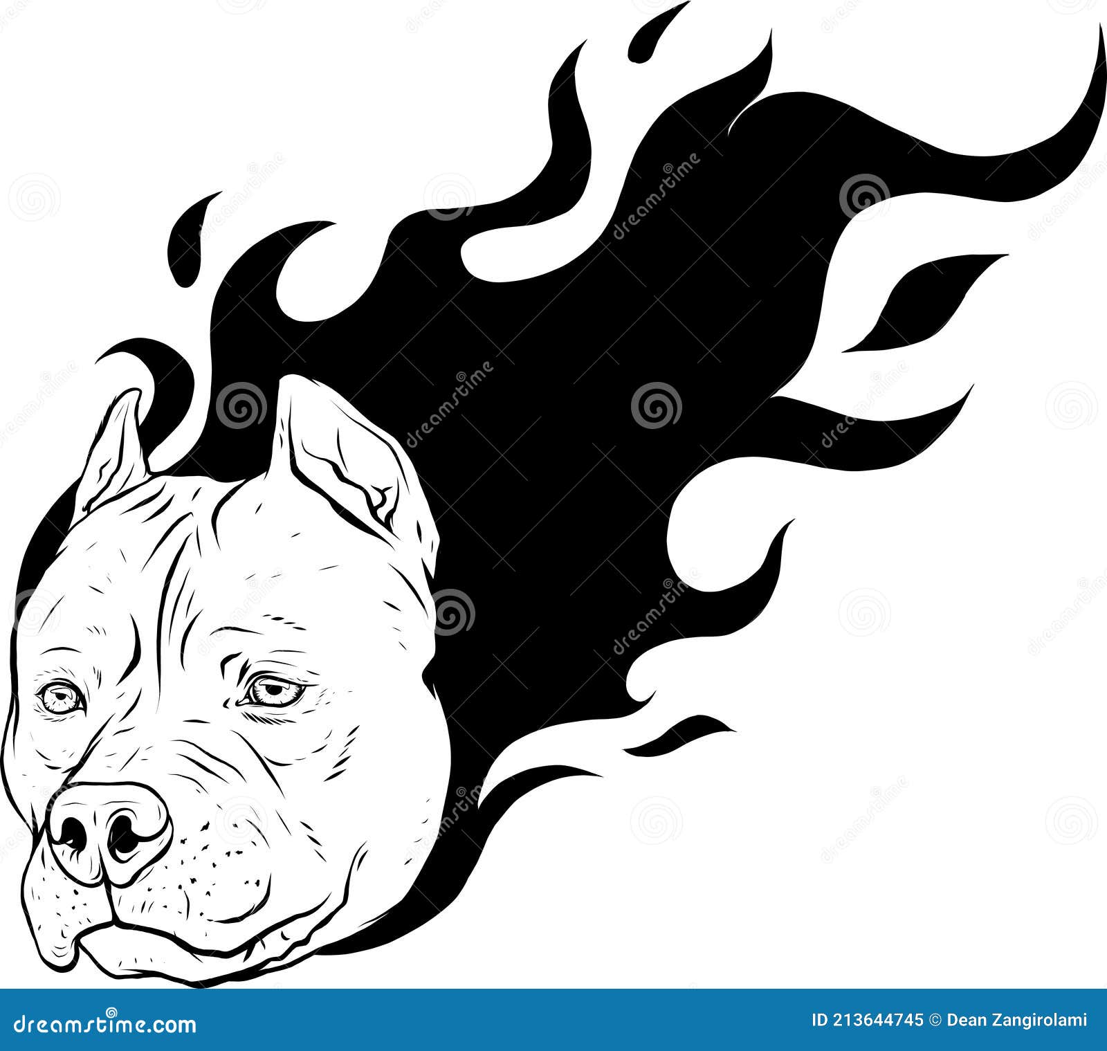 Dibujo En Blanco Y Negro De Cabeza De Perro Pitbull Con Llamas Vector Ilustración del Vector - Ilustración de llama, fuego: 213644745 Dibujo En Blanco Y Negro De Cabeza De Perro Pitbull Con Llamas Vector Ilustración del Vector - Ilustración de llama, fuego: 213644745