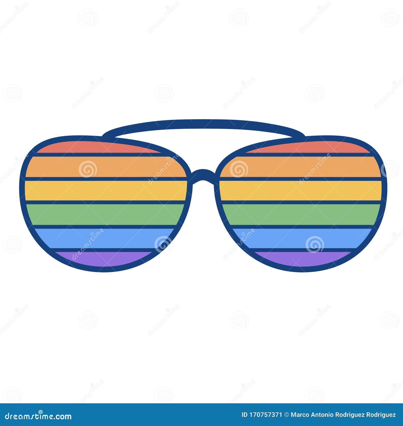 Dibujo LGBT Icono De Lentes De Sol Aislado Ilustración Stock de ilustración  - Ilustración de iguales, homosexual: 170757371
