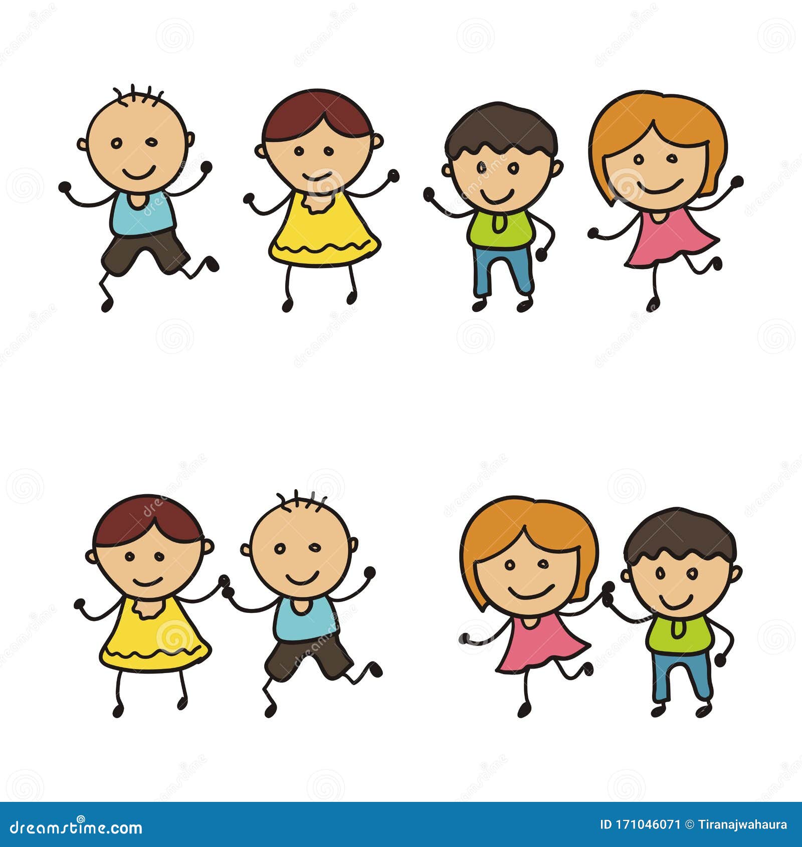 Dibujo Manual Vectorial De Dibujos De Niños Felices Juntos Ilustración del Vector - Ilustración de hembra, fondo: 171046071 Dibujo Manual Vectorial De Dibujos De Niños Felices Juntos Ilustración del Vector - Ilustración de hembra, fondo: 171046071