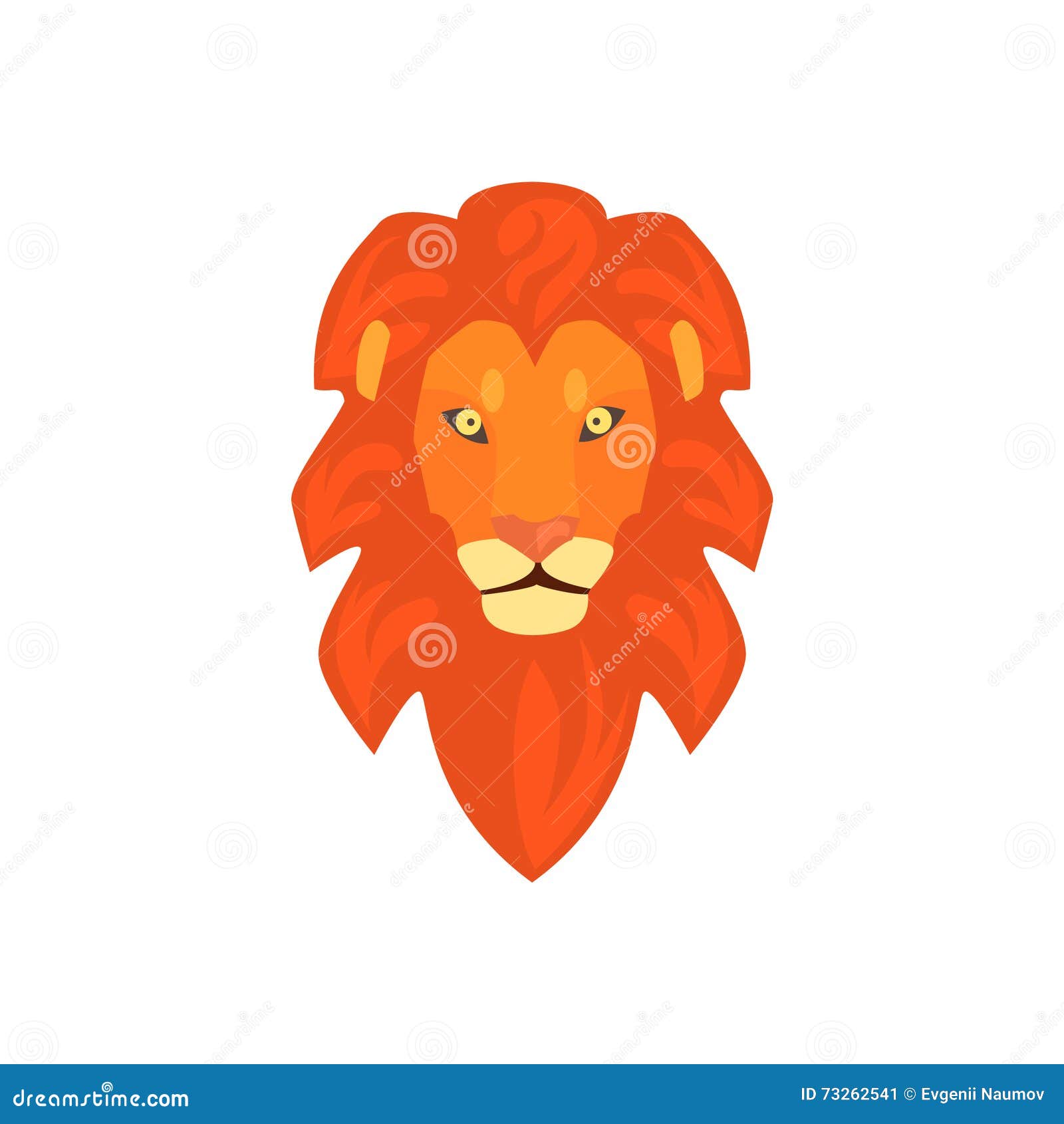 Dibujo Simplificado Realista Principal De Los Leones Ilustración del Vector  - Ilustración de anaranjado, yermo: 73262541