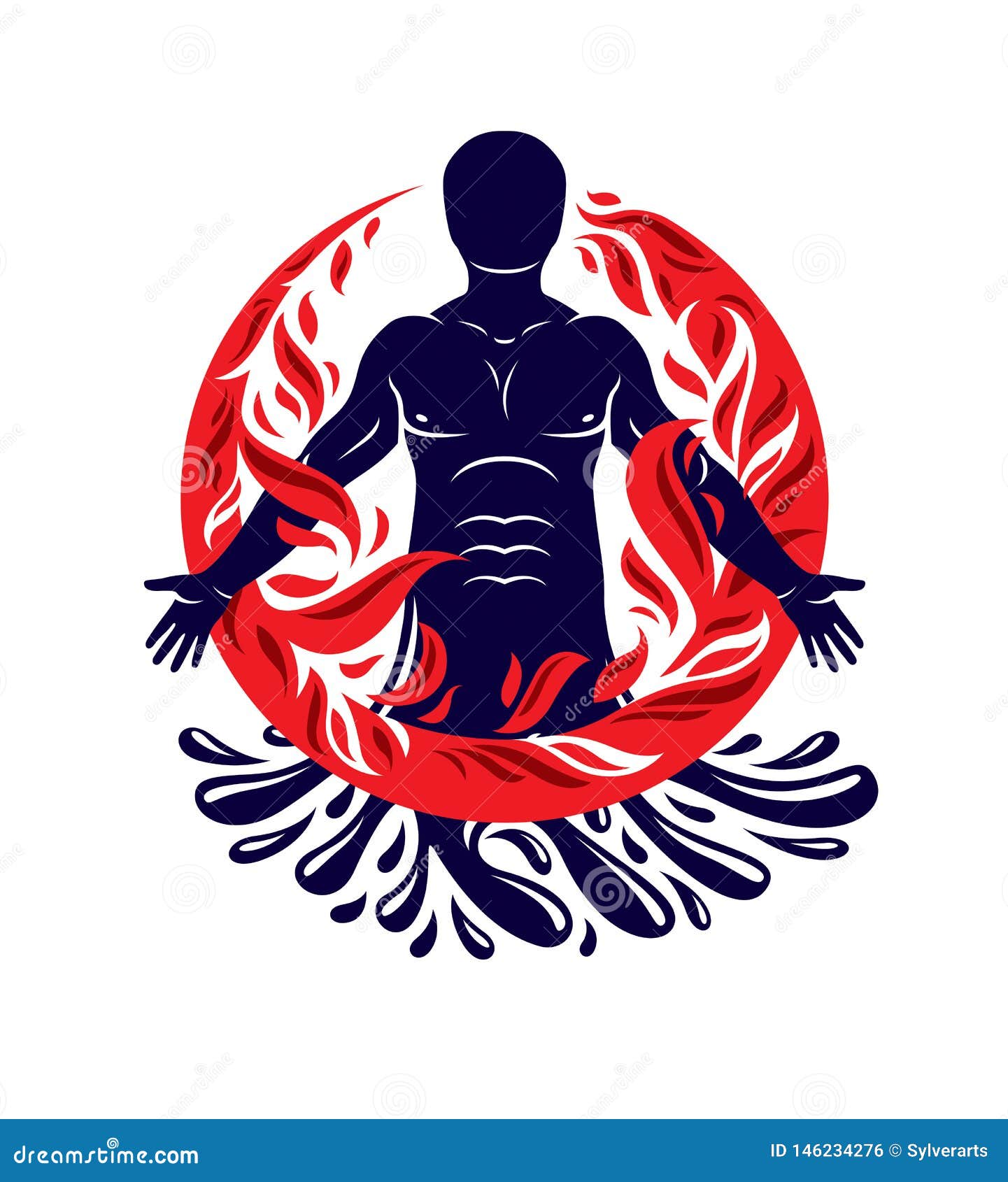 Dibujo Vectorial Del Ser Humano, El Atleta Creado De Agua Y Rodeado Por Una Bola De Fuego Viviendo En Armonía Con La Naturaleza, Ilustración del Vector - Ilustración de social, silueta: 146234276 Dibujo Vectorial Del Ser Humano, El Atleta Creado De Agua Y Rodeado Por Una Bola De Fuego Viviendo En Armonía Con La Naturaleza, Ilustración del Vector - Ilustración de social, silueta: 146234276