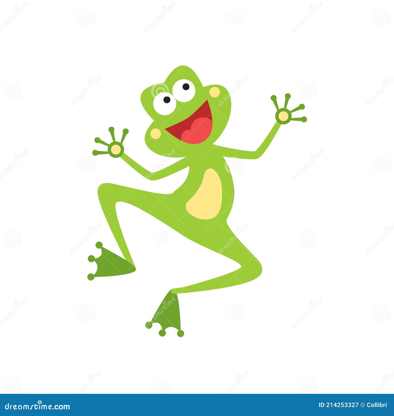 Dibujos Animados Alegre Rana Saltando Aislado En Blanco. Sapo Sonriente Saltando. Ilustración del Vector - Ilustración de sapo, alegre: 214253327 Dibujos Animados Alegre Rana Saltando Aislado En Blanco. Sapo Sonriente Saltando. Ilustración del Vector - Ilustración de sapo, alegre: 214253327
