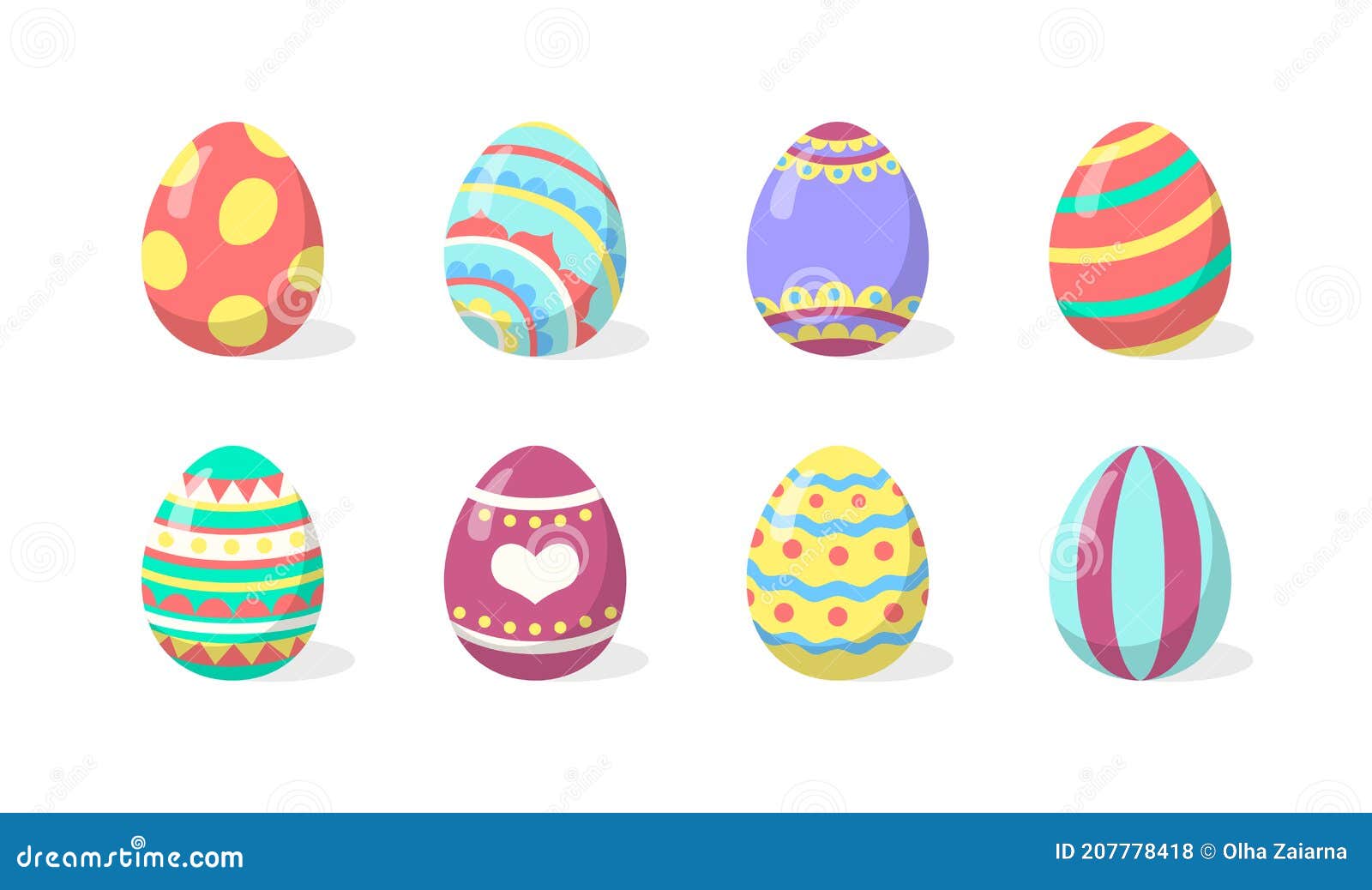 Dibujos Animados De Colores Huevos De Pascua Con Patrones Graciosos. Conjunto De Vacaciones De Primavera Para La Decoración. Icono Ilustración del Vector - Ilustración de feliz, huevo: 207778418 Dibujos Animados De Colores Huevos De Pascua Con Patrones Graciosos. Conjunto De Vacaciones De Primavera Para La Decoración. Icono Ilustración del Vector - Ilustración de feliz, huevo: 207778418