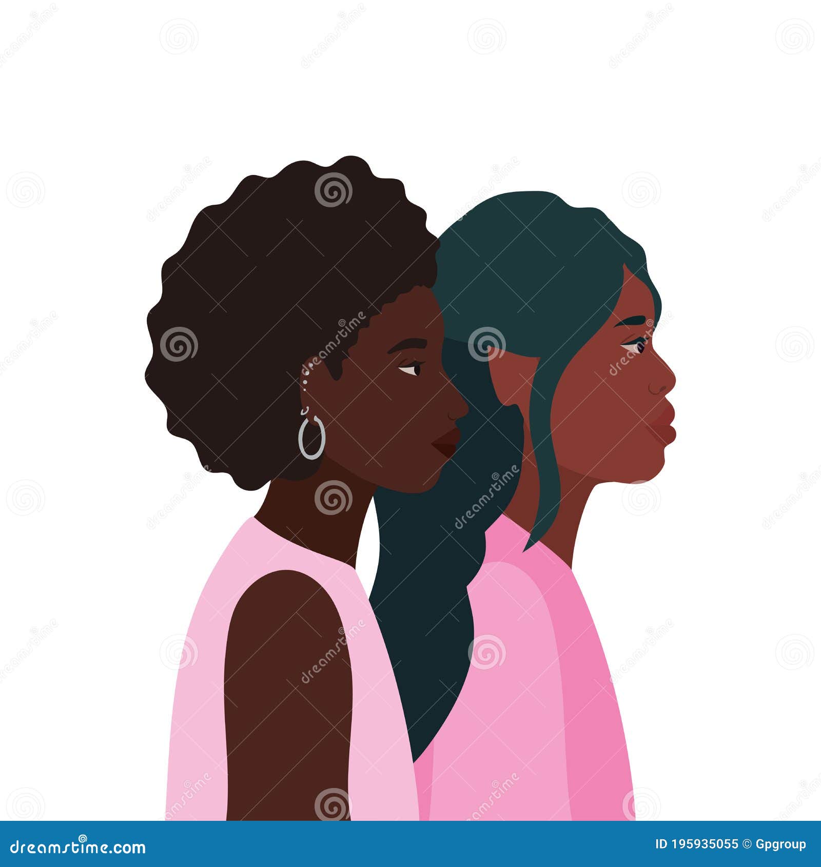 Dibujos Animados De Mujeres Negras En El Diseño De Vectores De Vista Lateral Ilustración del Vector - Ilustración de positivo, conceptual: 195935055 Dibujos Animados De Mujeres Negras En El Diseño De Vectores De Vista Lateral Ilustración del Vector - Ilustración de positivo, conceptual: 195935055