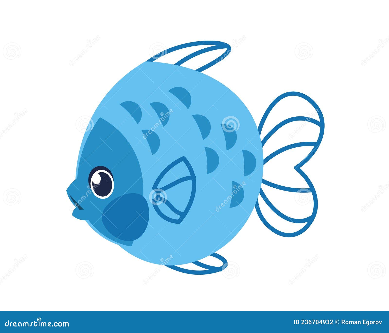 Dibujos Animados De Peces Marinos Con Ojos Grandes. Lindo Animal Tropical Acuático. Criatura Submarina Con Aletas Y Escalas Azules Ilustración del Vector - Ilustración de nadada, lindo: 236704932 Dibujos Animados De Peces Marinos Con Ojos Grandes. Lindo Animal Tropical Acuático. Criatura Submarina Con Aletas Y Escalas Azules Ilustración del Vector - Ilustración de nadada, lindo: 236704932