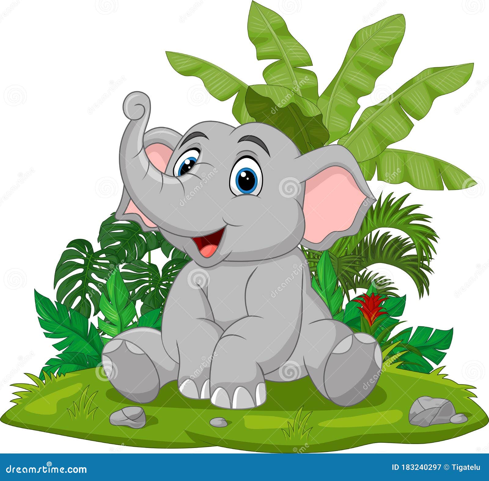 Dibujos Animados Elefante Bebé Sentado En La Hierba Ilustración del Vector - Ilustración de mascota, lindo: 183240297 Dibujos Animados Elefante Bebé Sentado En La Hierba Ilustración del Vector - Ilustración de mascota, lindo: 183240297