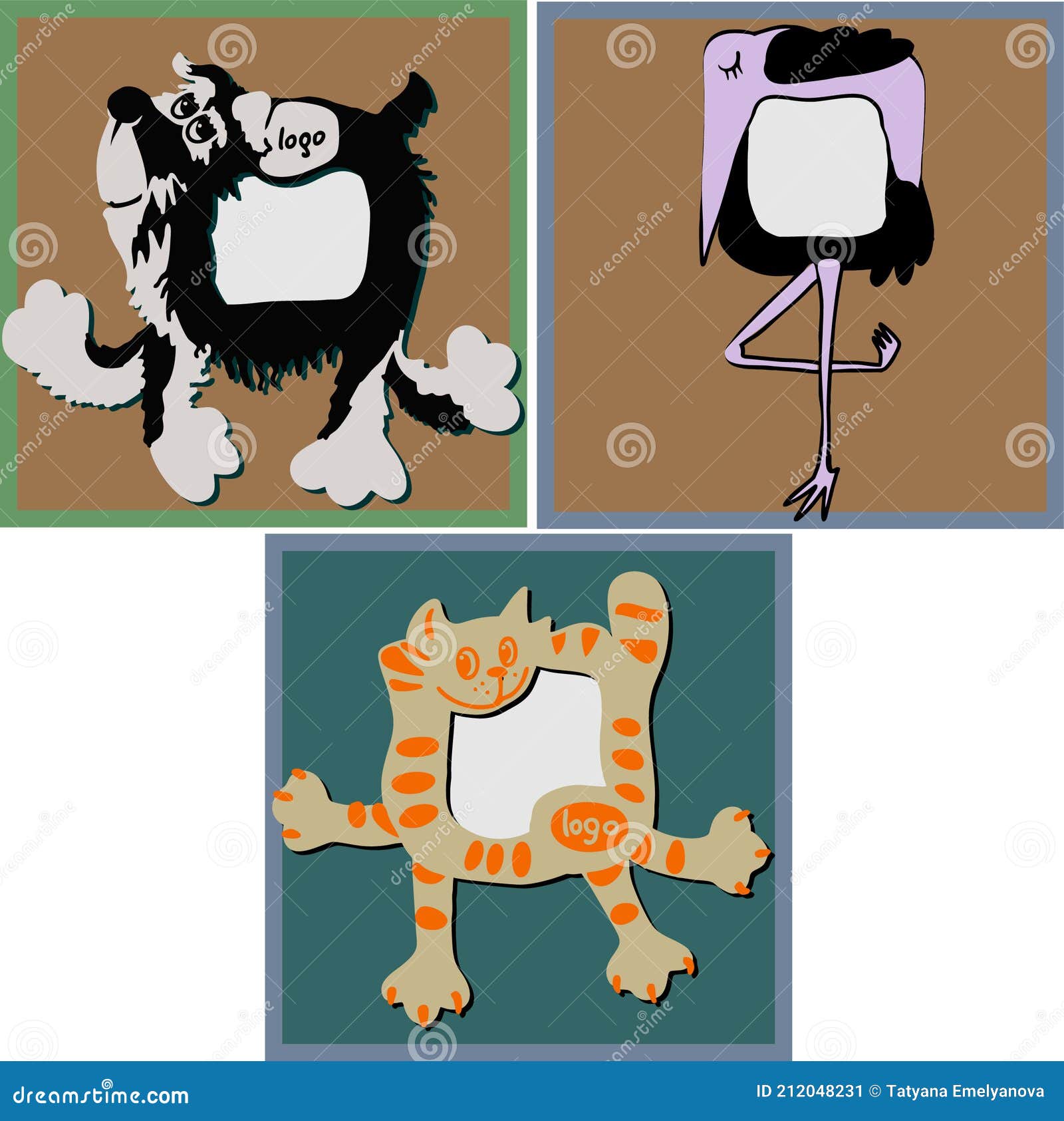 Dibujos Animados En Forma De Cuadrado Animales Para Marcos De Fotos O Imágenes. Ilustración del Vector - Ilustración de conjunto, animales: 212048231 Dibujos Animados En Forma De Cuadrado Animales Para Marcos De Fotos O Imágenes. Ilustración del Vector - Ilustración de conjunto, animales: 212048231