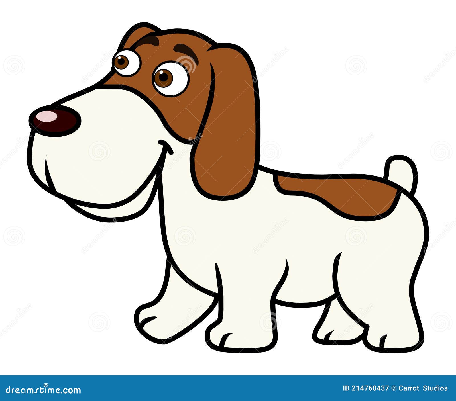 Dibujos Animados Lindo Perro Vector Animal Animal De Compañía Ilustración  Ilustración del Vector - Ilustración de arte, perrito: 214760437
