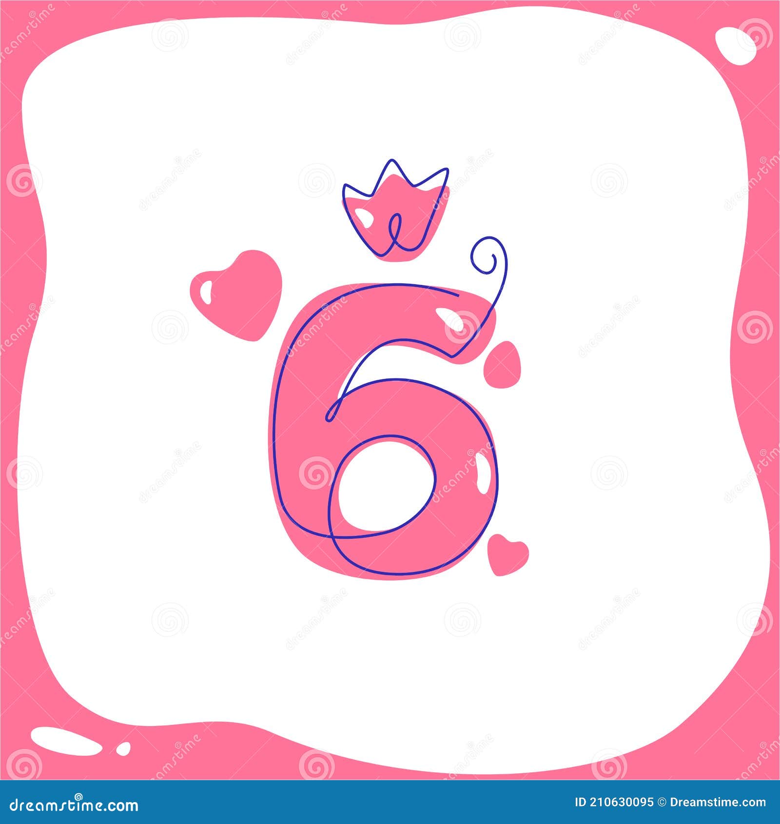 Dibujos Animados Número Seis Para Cumpleaños De Niños. Arte De Línea Vectorial. Una Línea. Ilustración del Vector - Ilustración de modelo, vector: 210630095 Dibujos Animados Número Seis Para Cumpleaños De Niños. Arte De Línea Vectorial. Una Línea. Ilustración del Vector - Ilustración de modelo, vector: 210630095