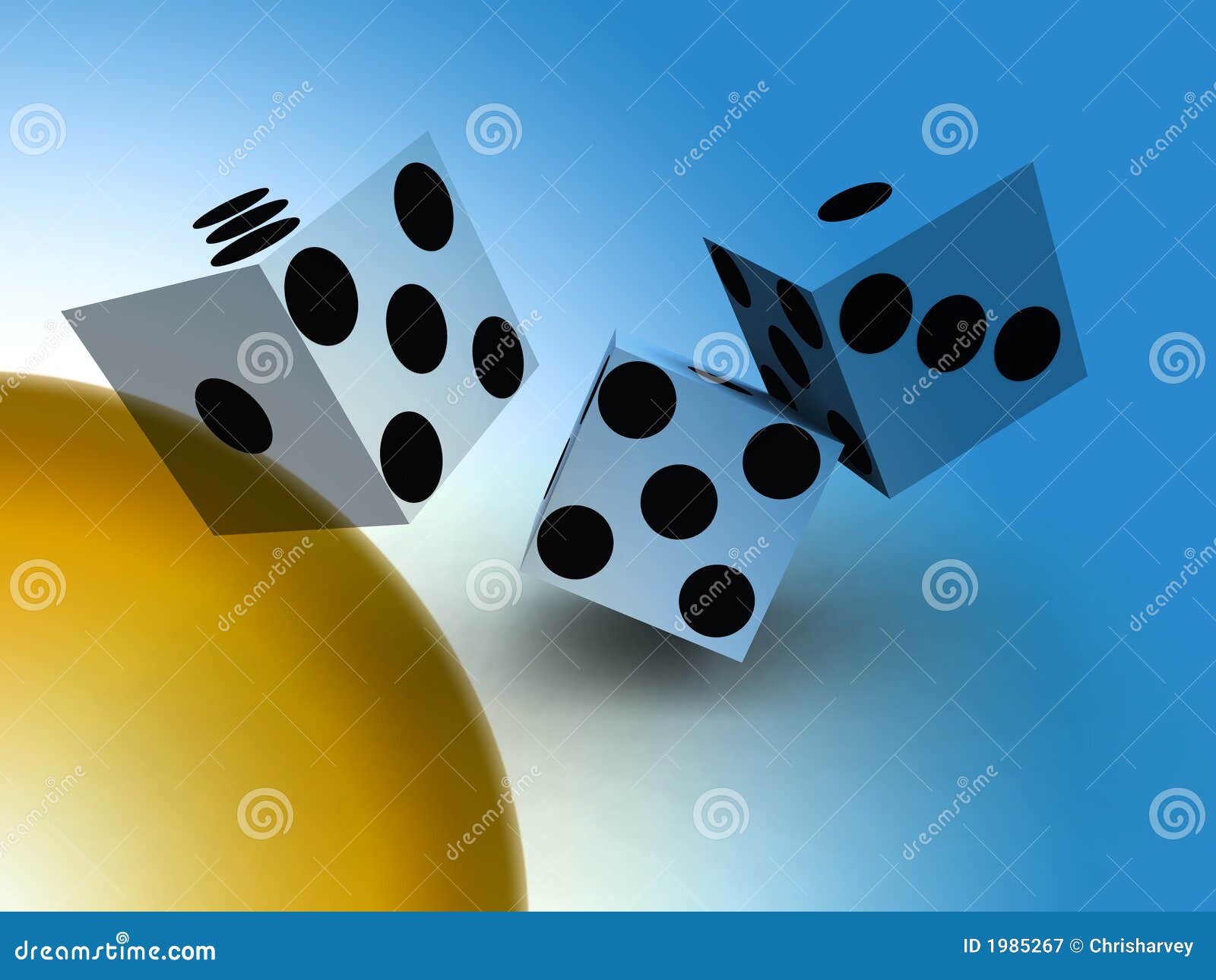 The Dice Roller 2 Dice - PowerPoint Template for Probability and Games