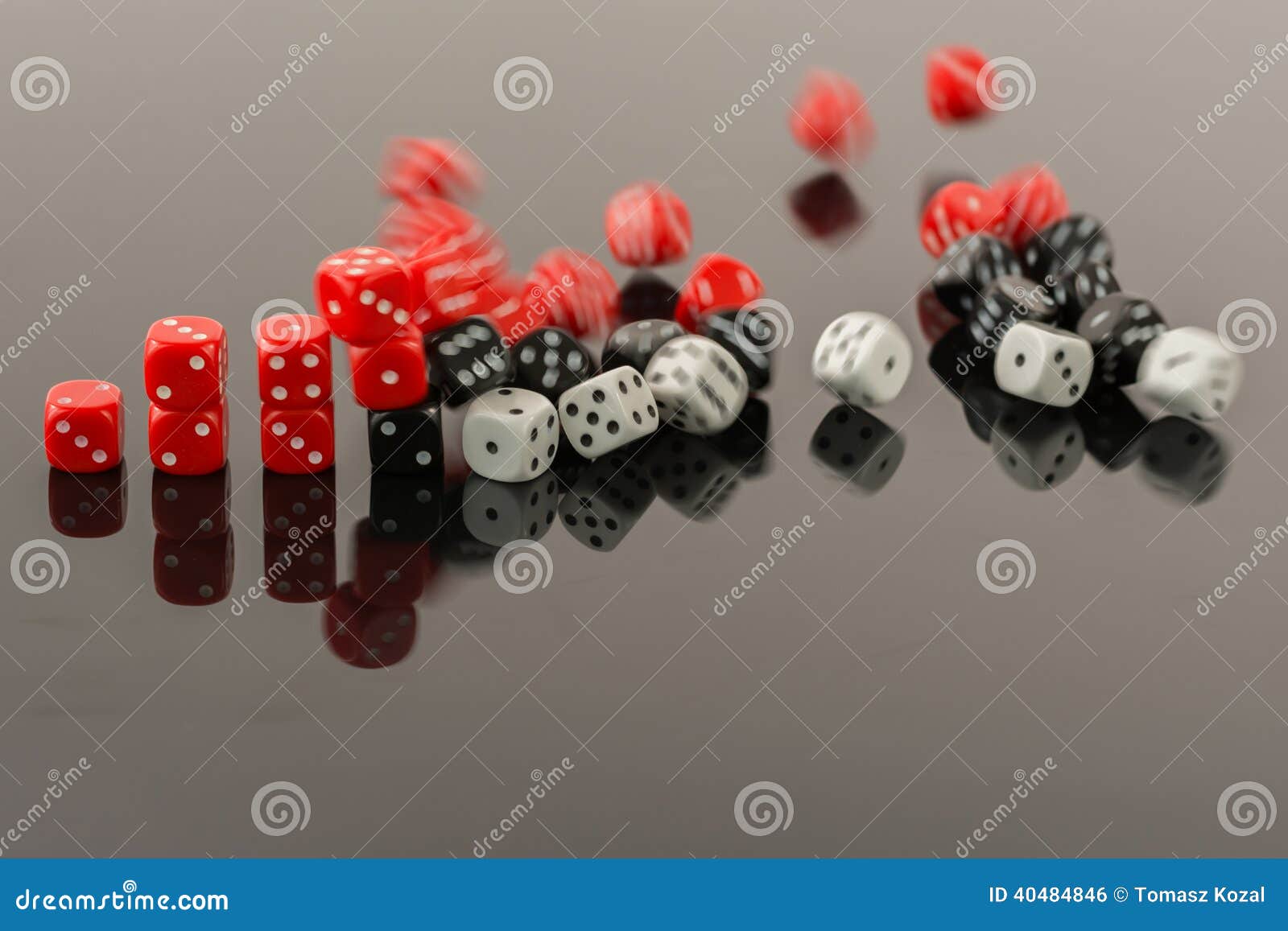 Dice Bar Graph Falling Apart Stock Photos Free & RoyaltyFree Stock
