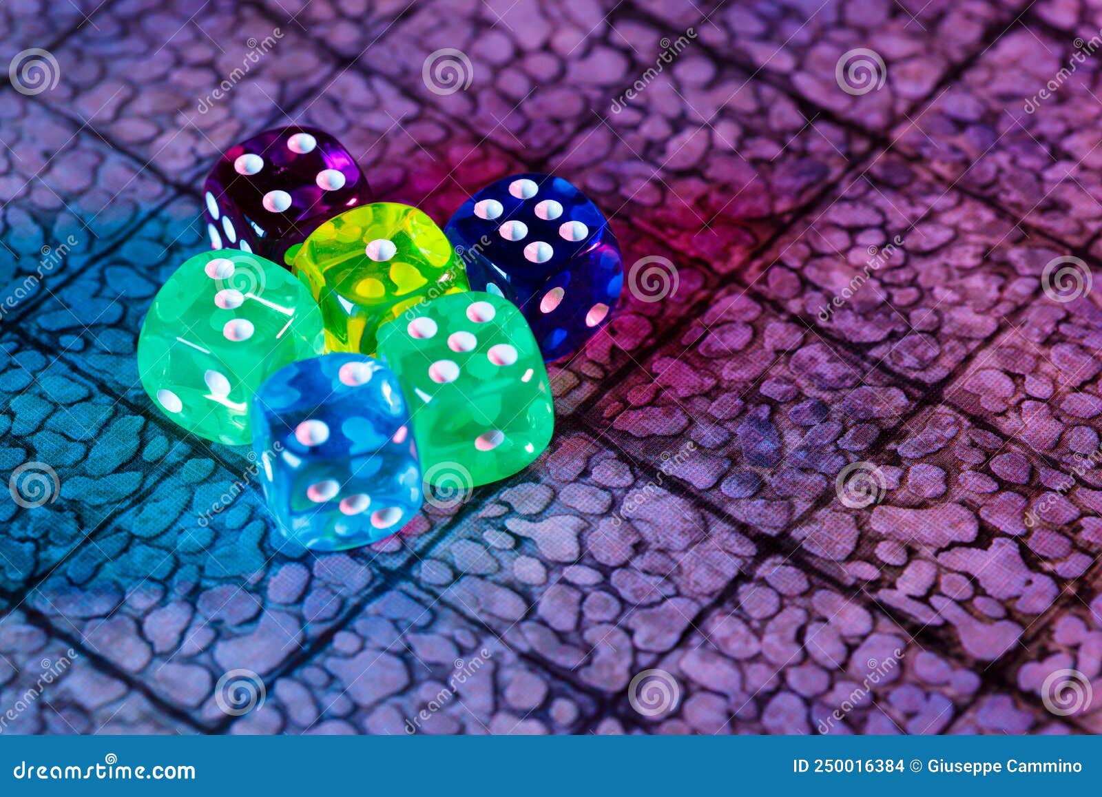 Dice for Board Game and Roleplaying Game Stock Photo Image of concept, plastic 250016384