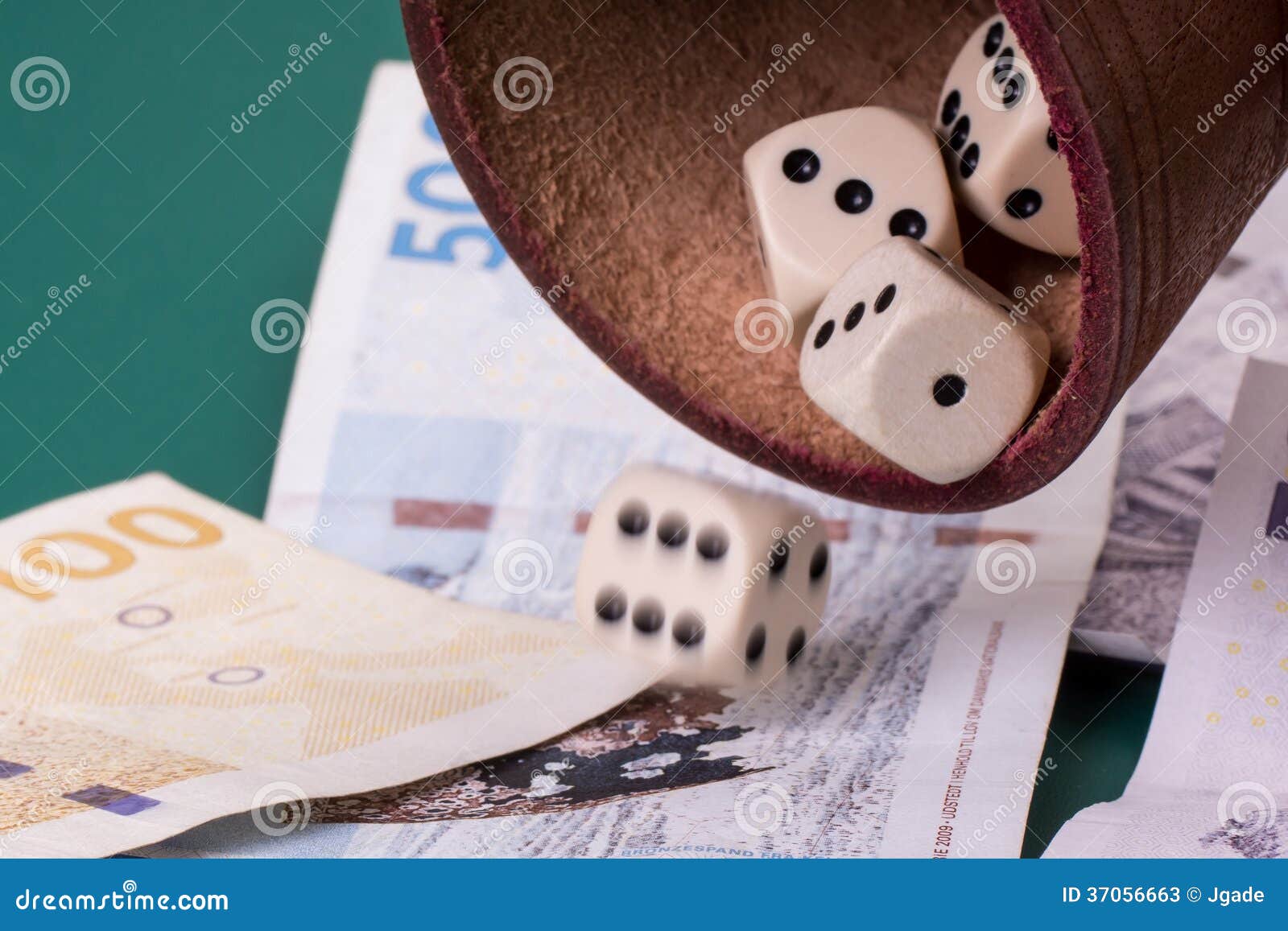 Dice and danish money stock image. Image of notes, brown 37056663