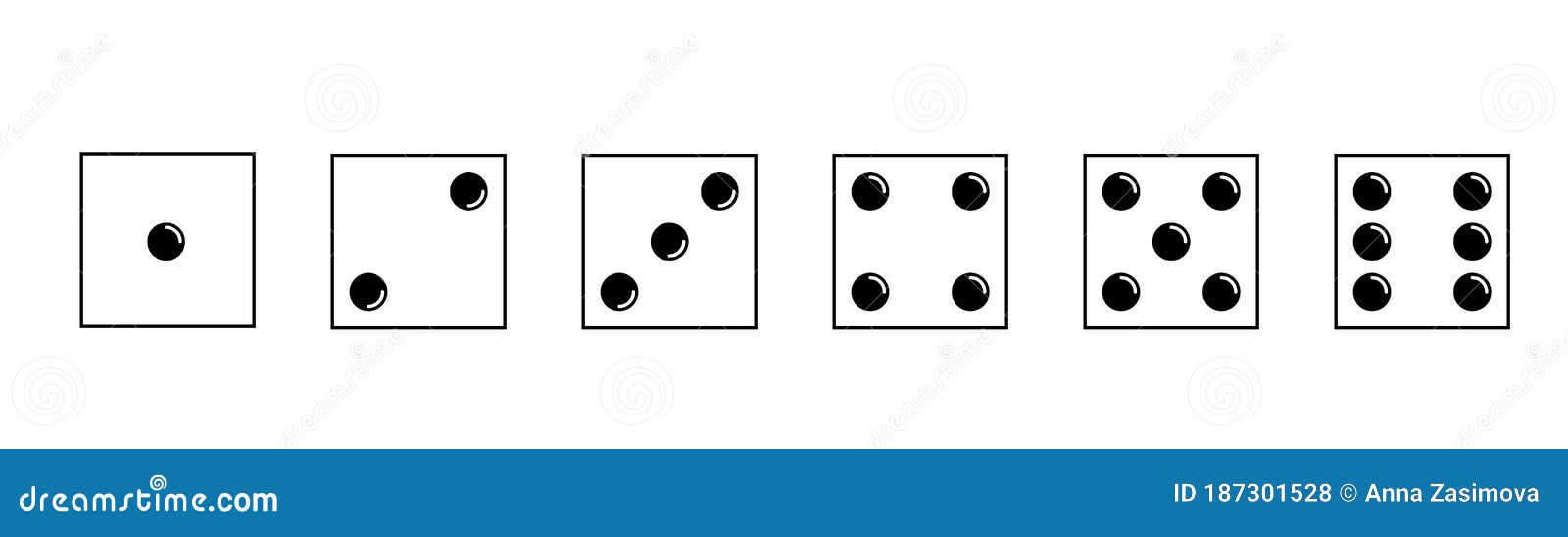 No dots/numbers Individual Dice 6 Sided Dice with Alternative Icon to Count 