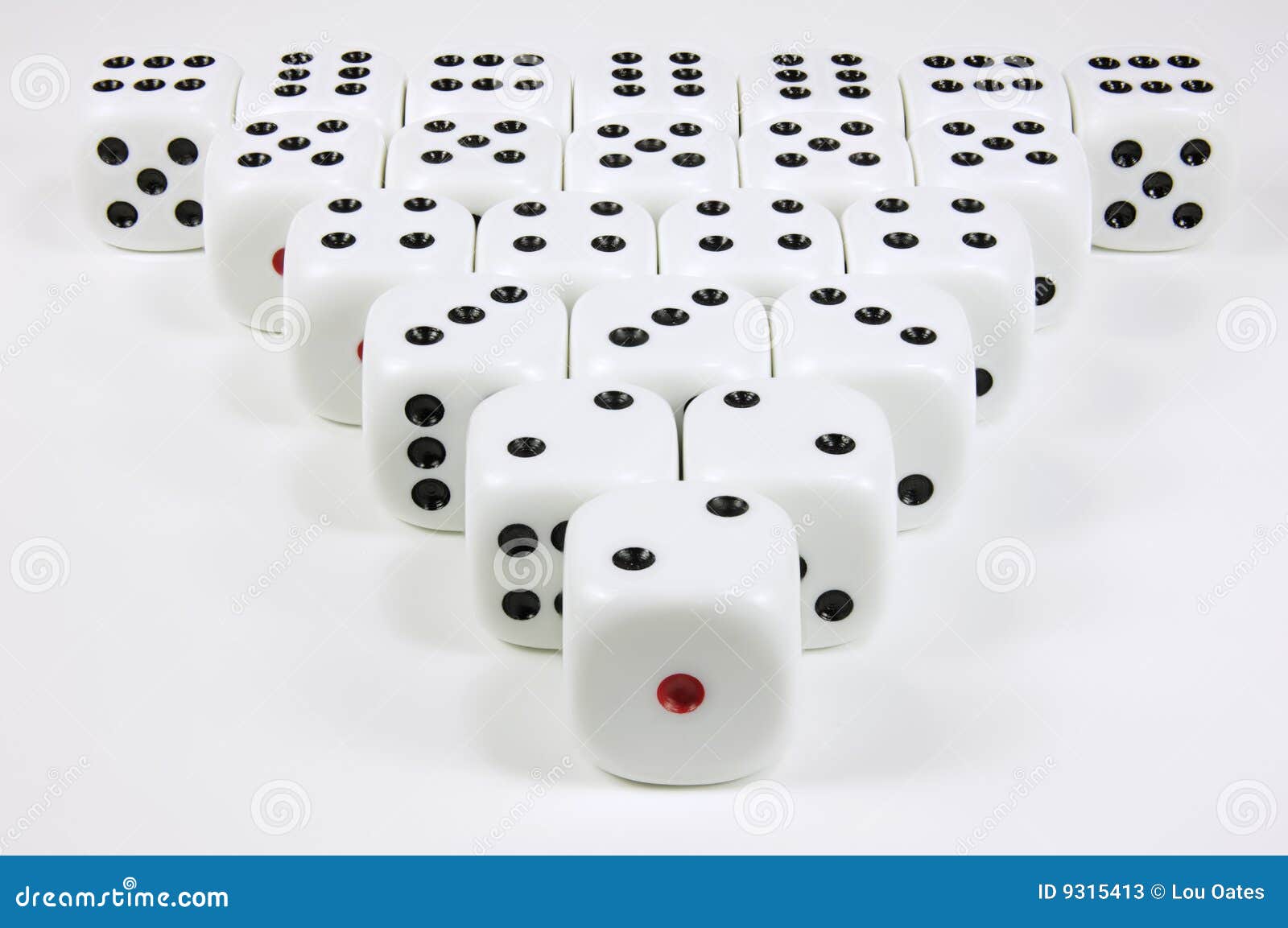 Dice leader stock image. Image of number, luck, betting 9315413
