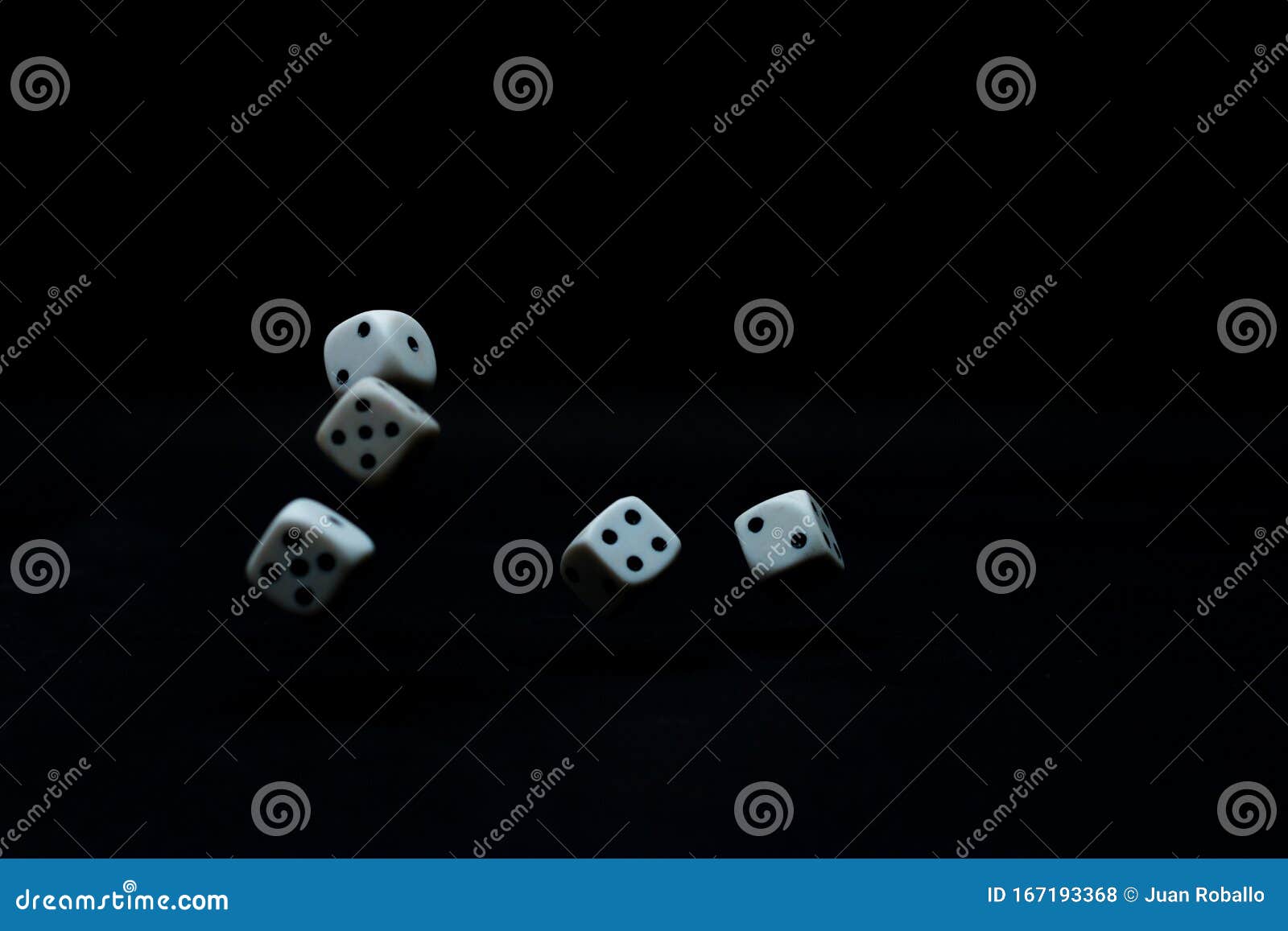 Dice rolling on the table stock photo. Image of pretty 167193368