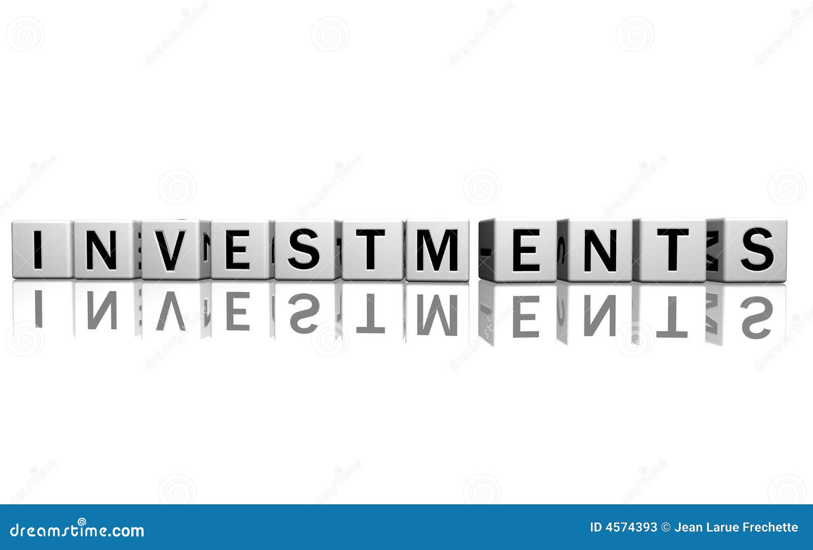 Dice white investments stock illustration. Illustration of reflect