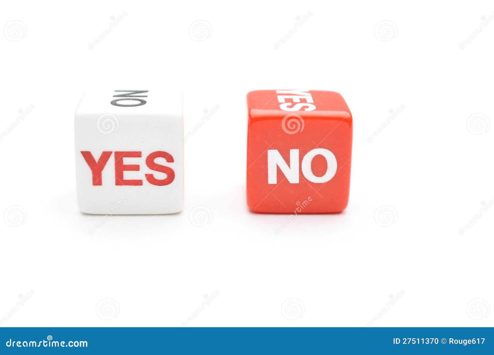 Dice yes,no stock photo. Image of letter, data, lose 27511370