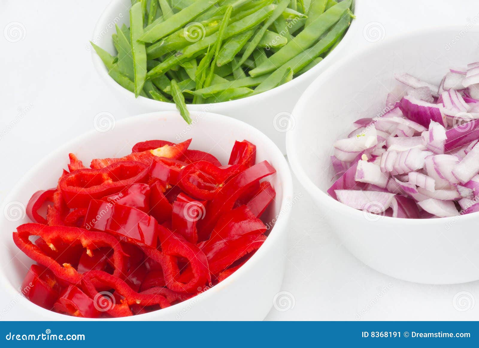 Diced Peppers, Onion and Mange Tour Stock Image Image of sliced, food