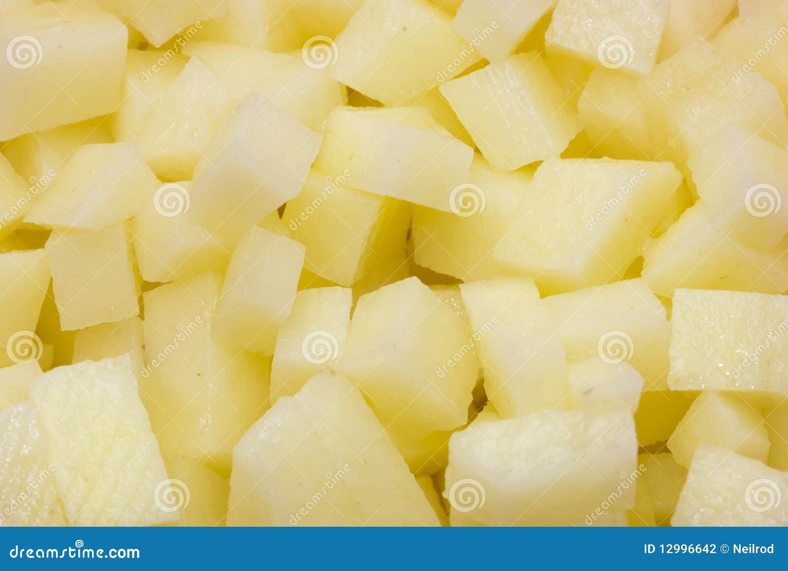 Diced Potatoes stock photo. Image of collection, nutrition - 12996642