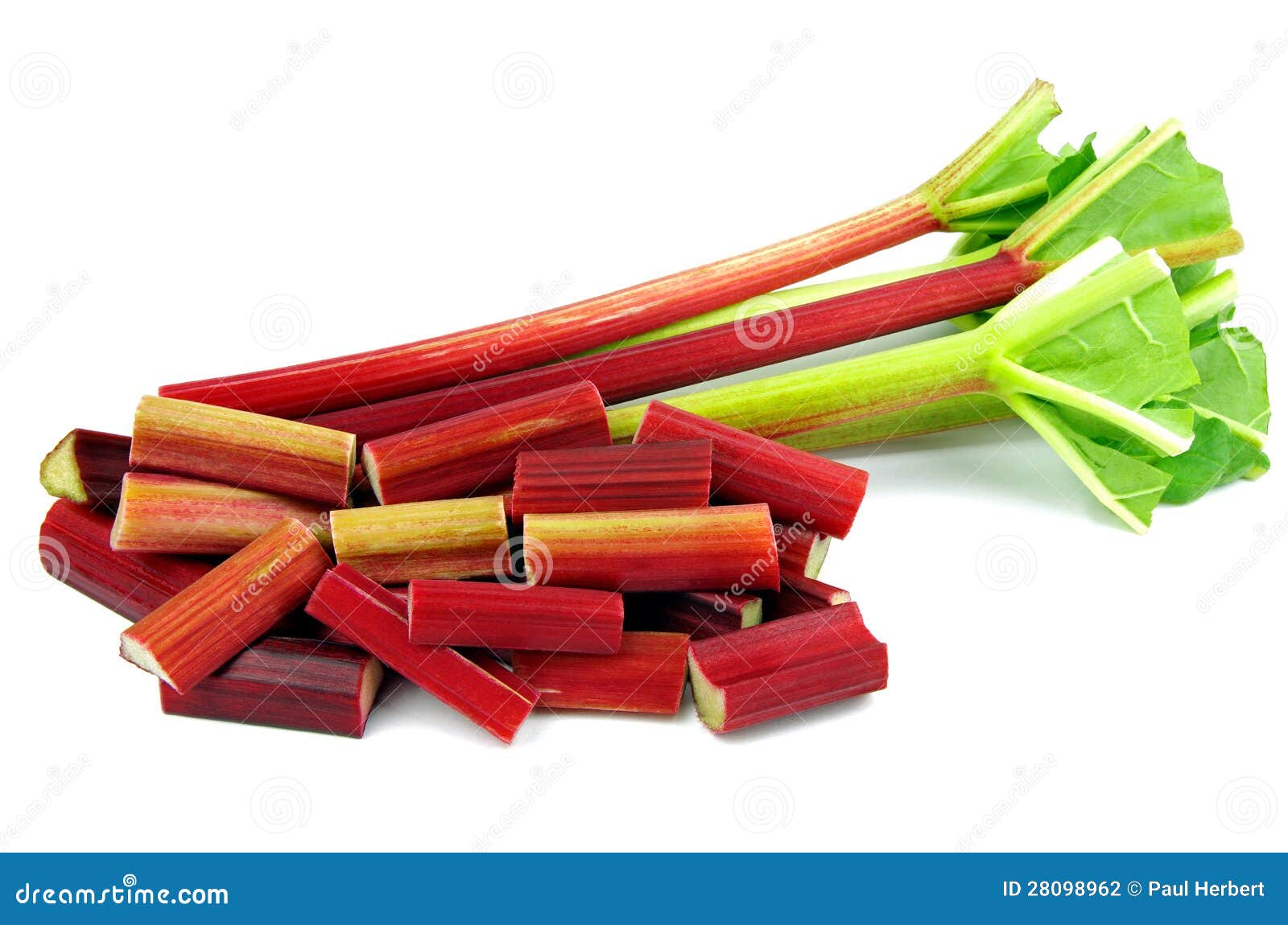 Diced rhubarb stock photo. Image of stick, rhubarb, fresh 28098962