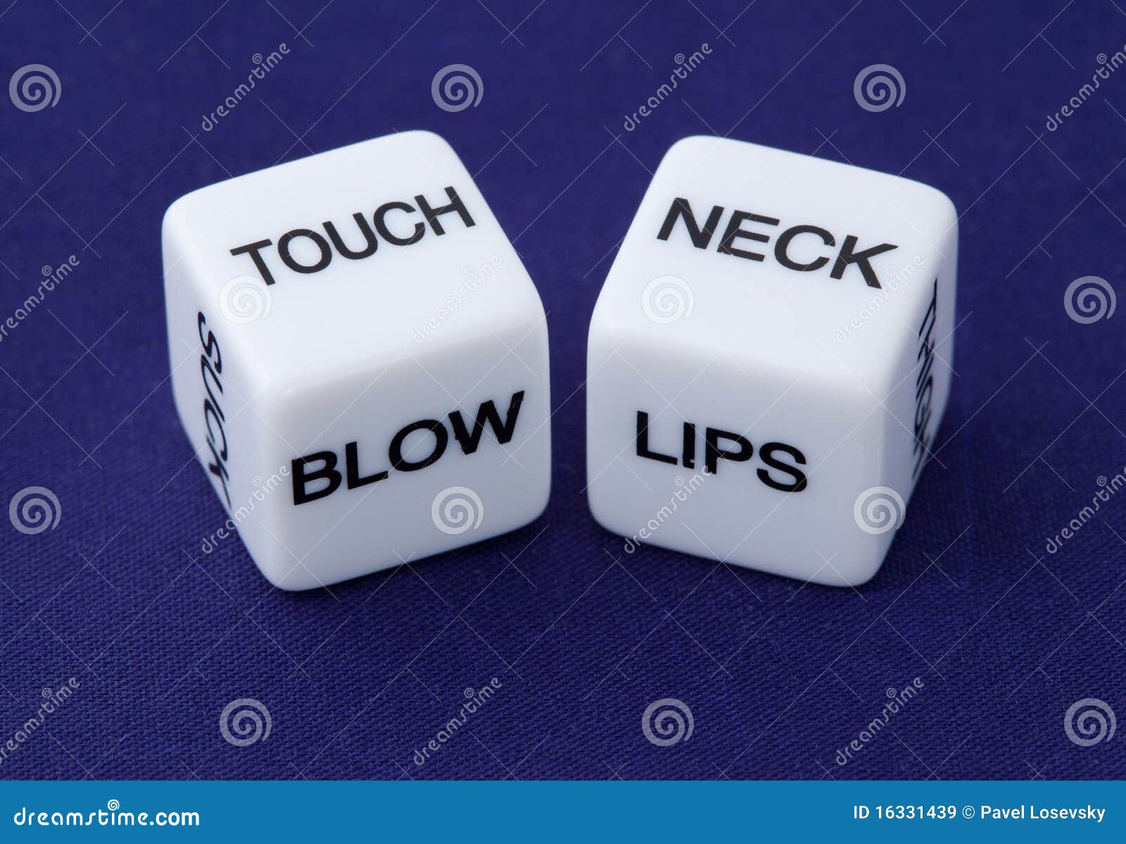 dices with erotic messages