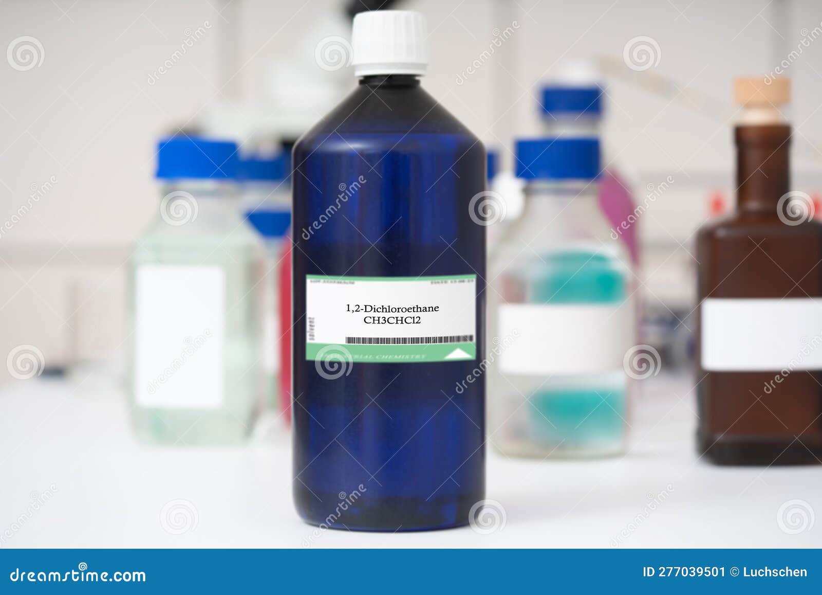 1,2-Dichloroethane CH3CHCl2 Stock Image - Image of chemistry, colorless ...