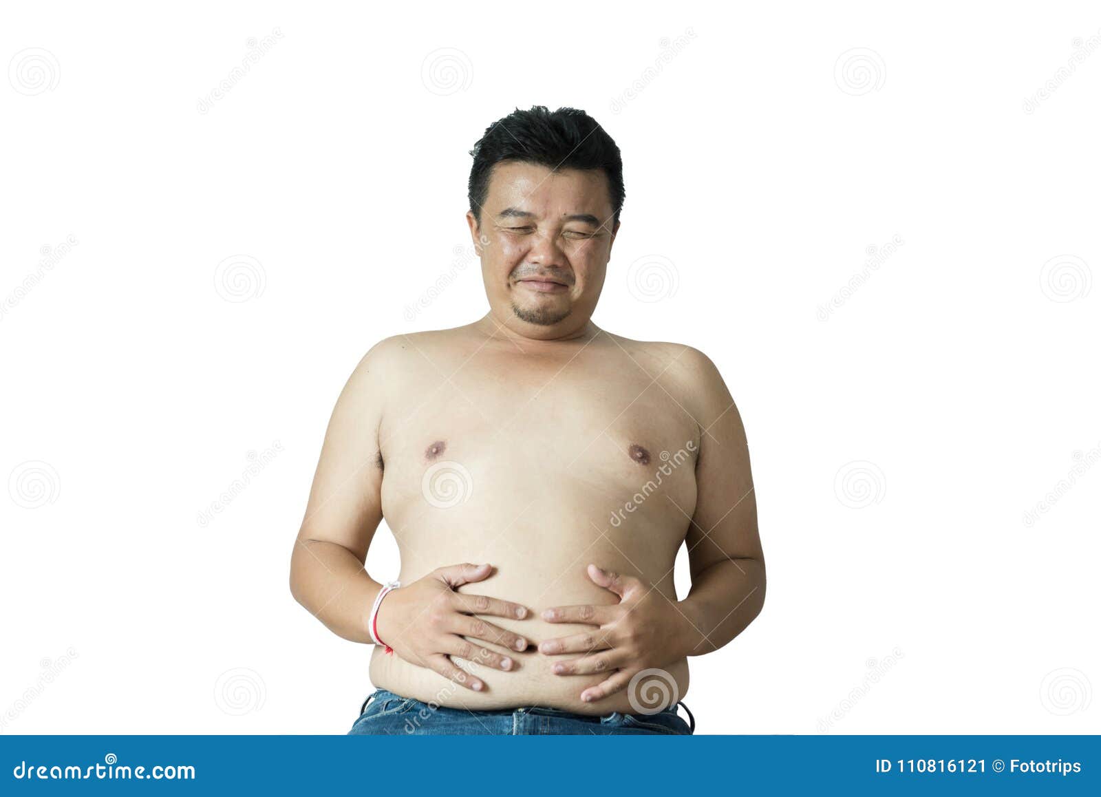 Bauch mann mit Leonard