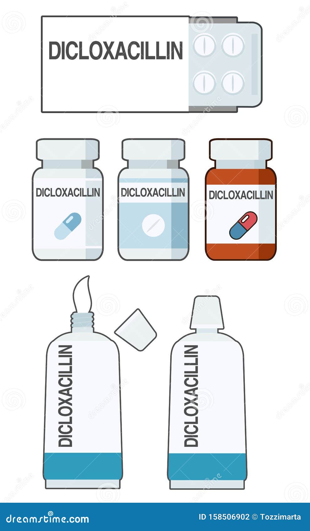 dicloxacillin is an antibiotic used to prevent and treat a number of bacterial infections