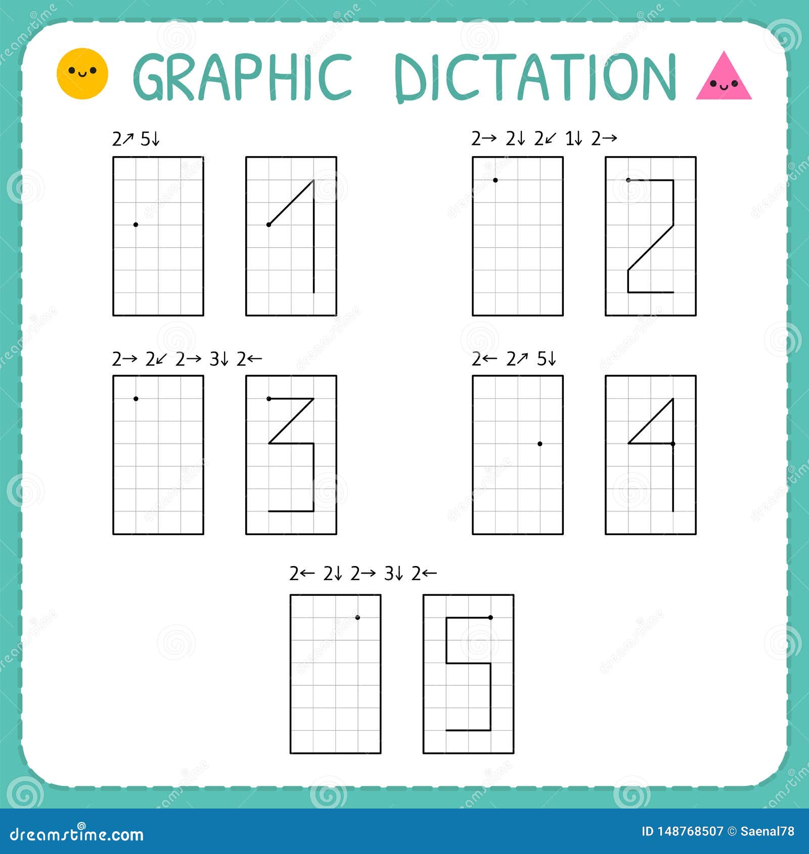 graphic-dictation-numbers-1-5-kindergarten-educational-game-for-kids-preschool-worksheet-for