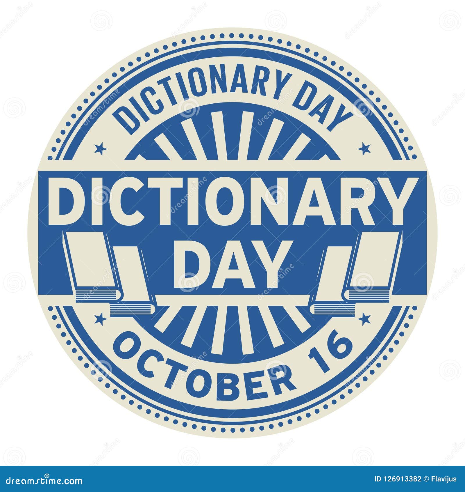 Dictionary Day October 16 Stock Vector Illustration Of Event 126913382 Dictionary Day October 16 Stock Vector Illustration Of Event 126913382
