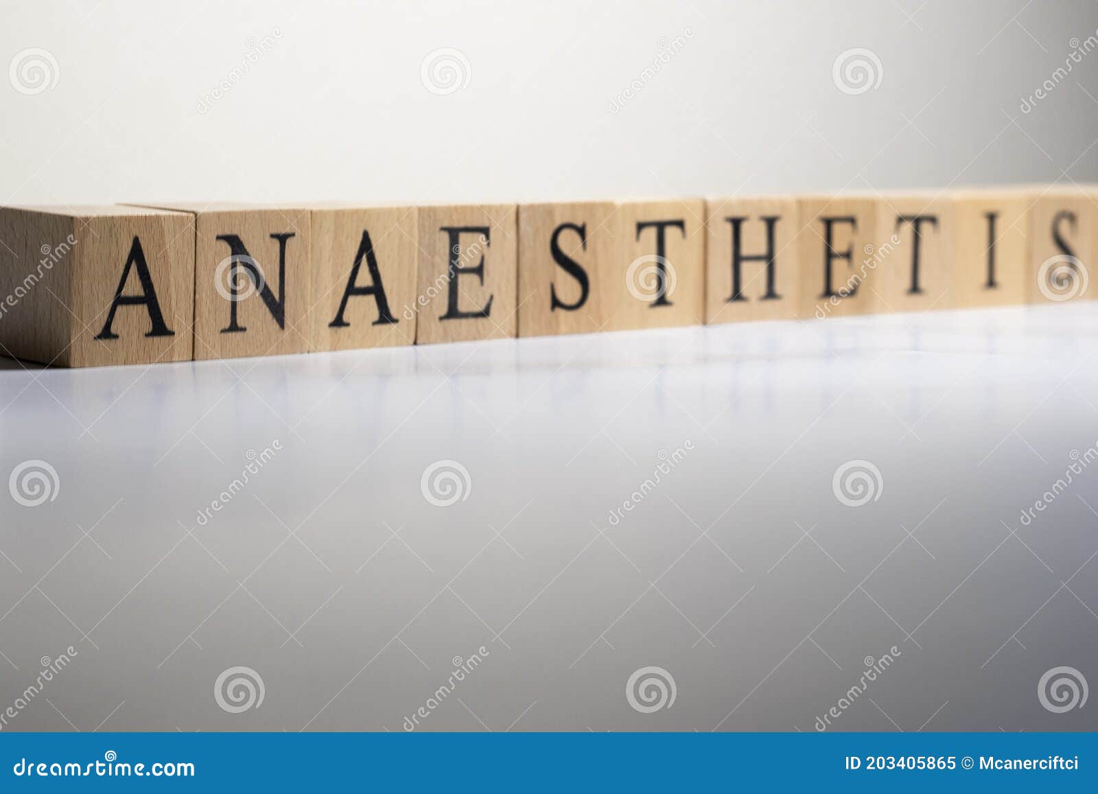 dictionary definition of the word anaesthetist. close up
