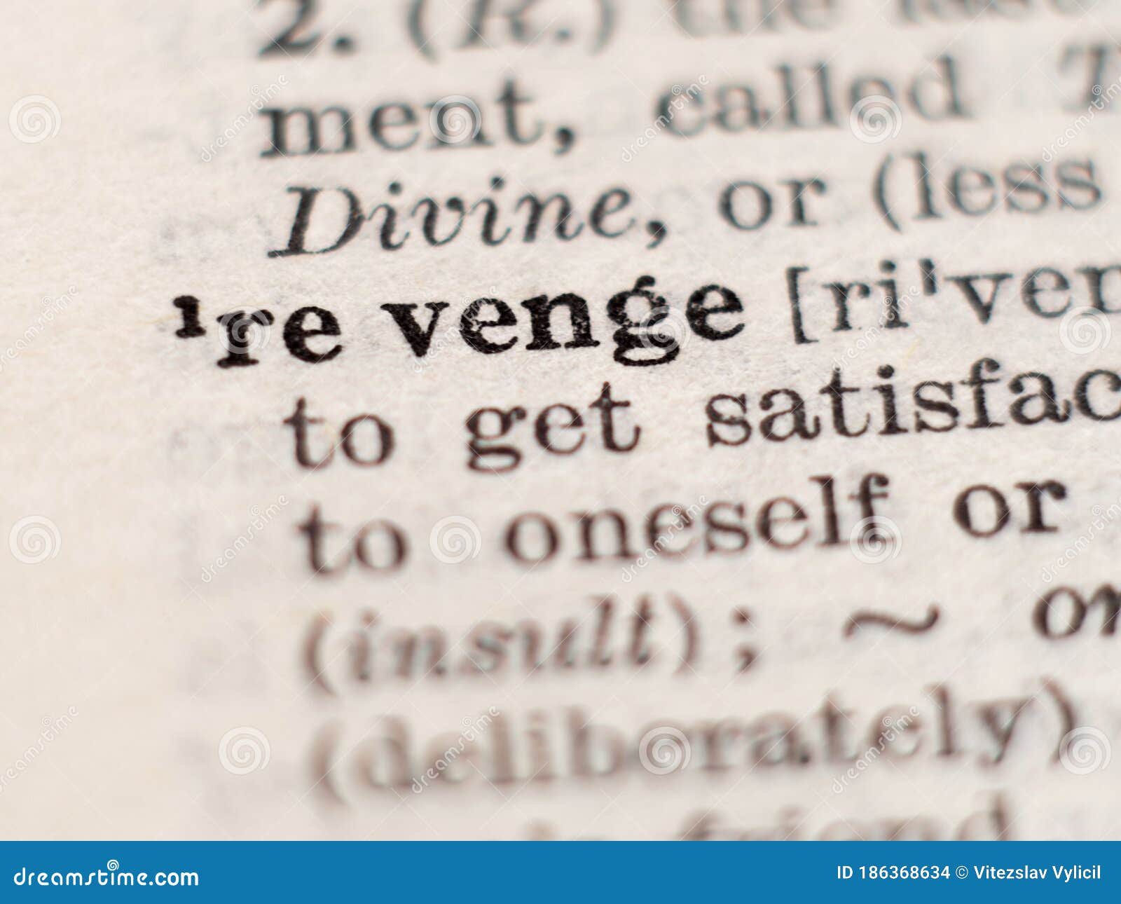 VENGEANCE definition and meaning