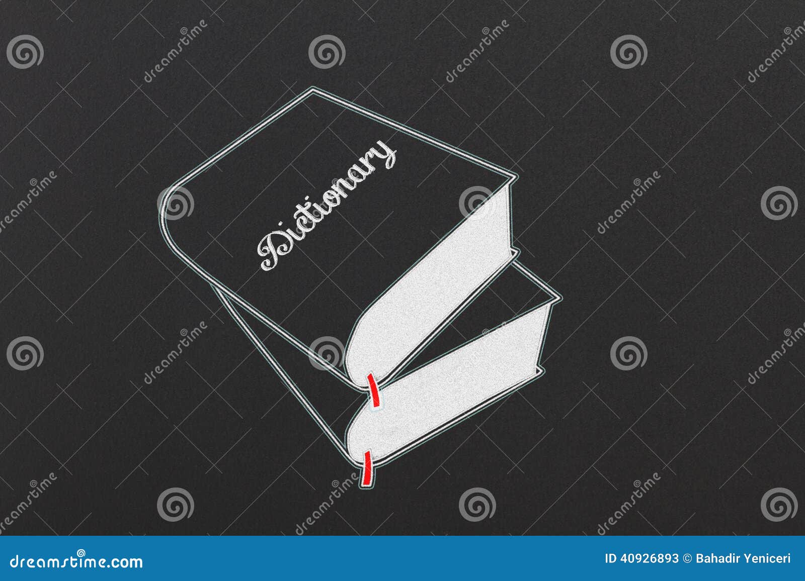 Dictionary stock illustration. Illustration of object 40926893