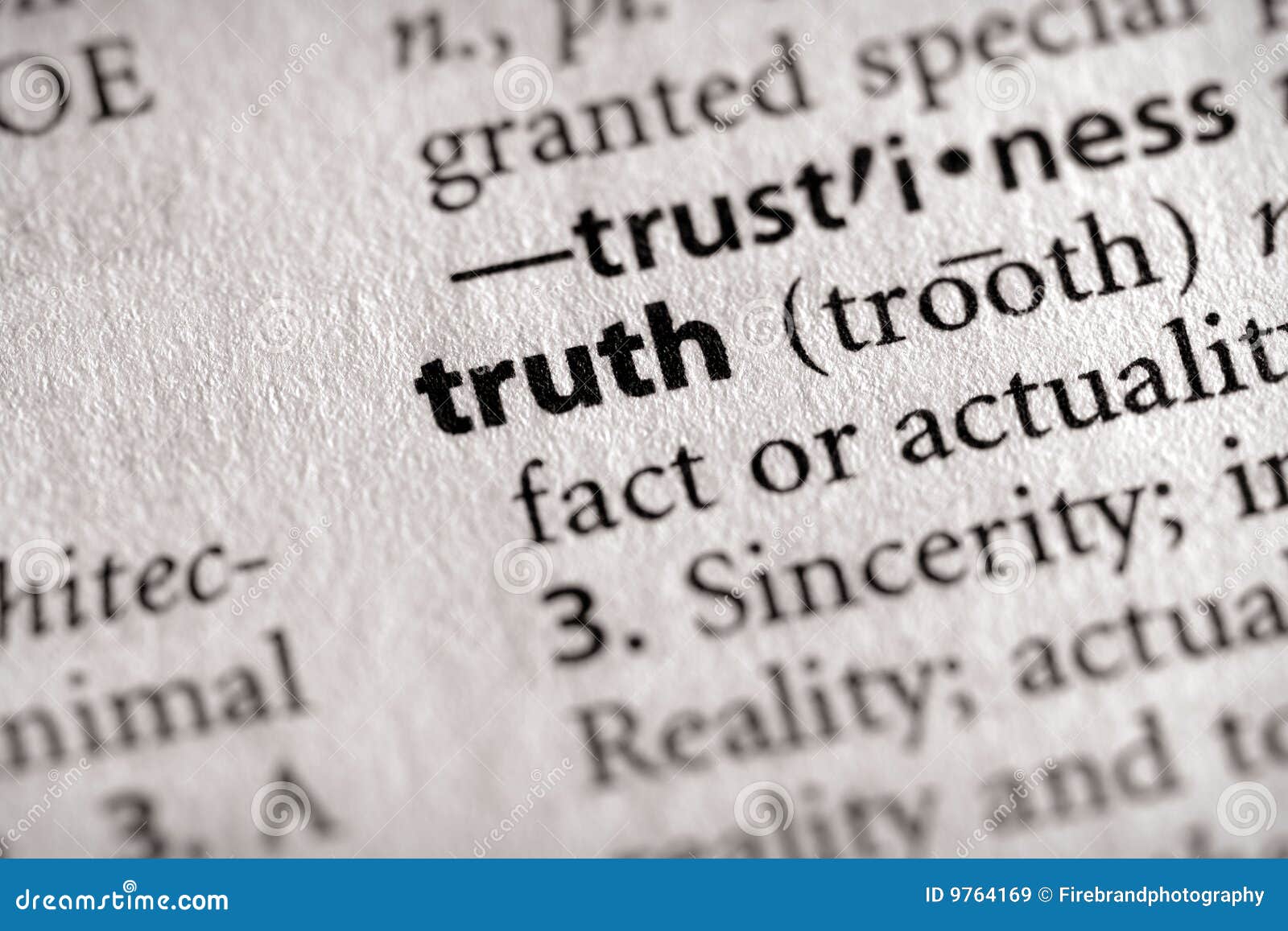 dictionary series - philosophy: truth