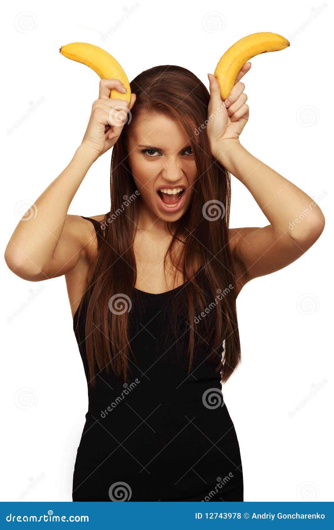 Die Frau mit Bananen stockfoto. Bild von gesicht, freundlich - 12743978 Die Frau mit Bananen stockfoto. Bild von gesicht, freundlich - 12743978