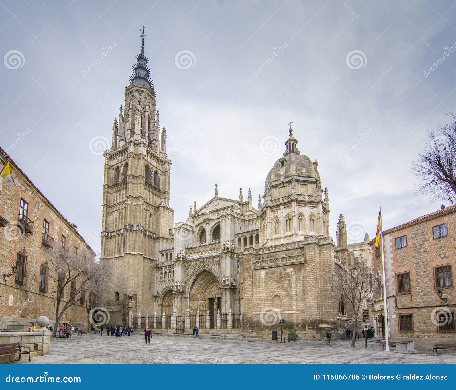 Die Kathedrale Santa Maria De Toledo Redaktionelles Foto Bild von