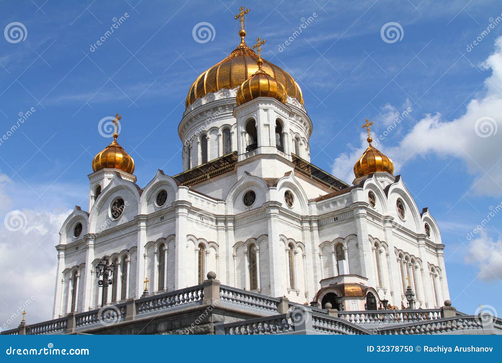 Die Kathedrale von Christus der Retter. Berühmte Kathedrale von Christus der Retter in Moskau, Russland