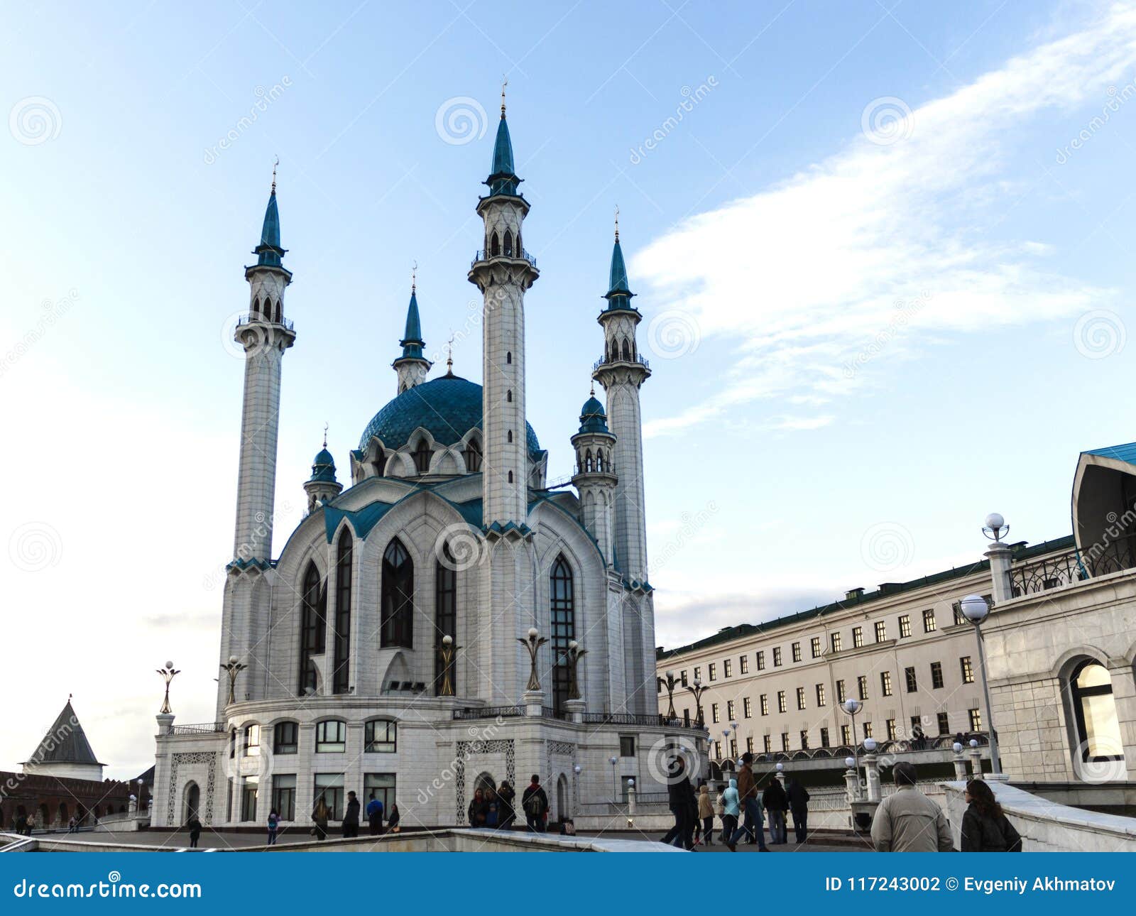 Die Kul-Sharifmoschee Russland Stadt von Kazan. Der Kul Sharif Mosque ist der der größten Moscheen in Russland Der Kul Sharif Mosque ist in Kasan-Stadt in Russland