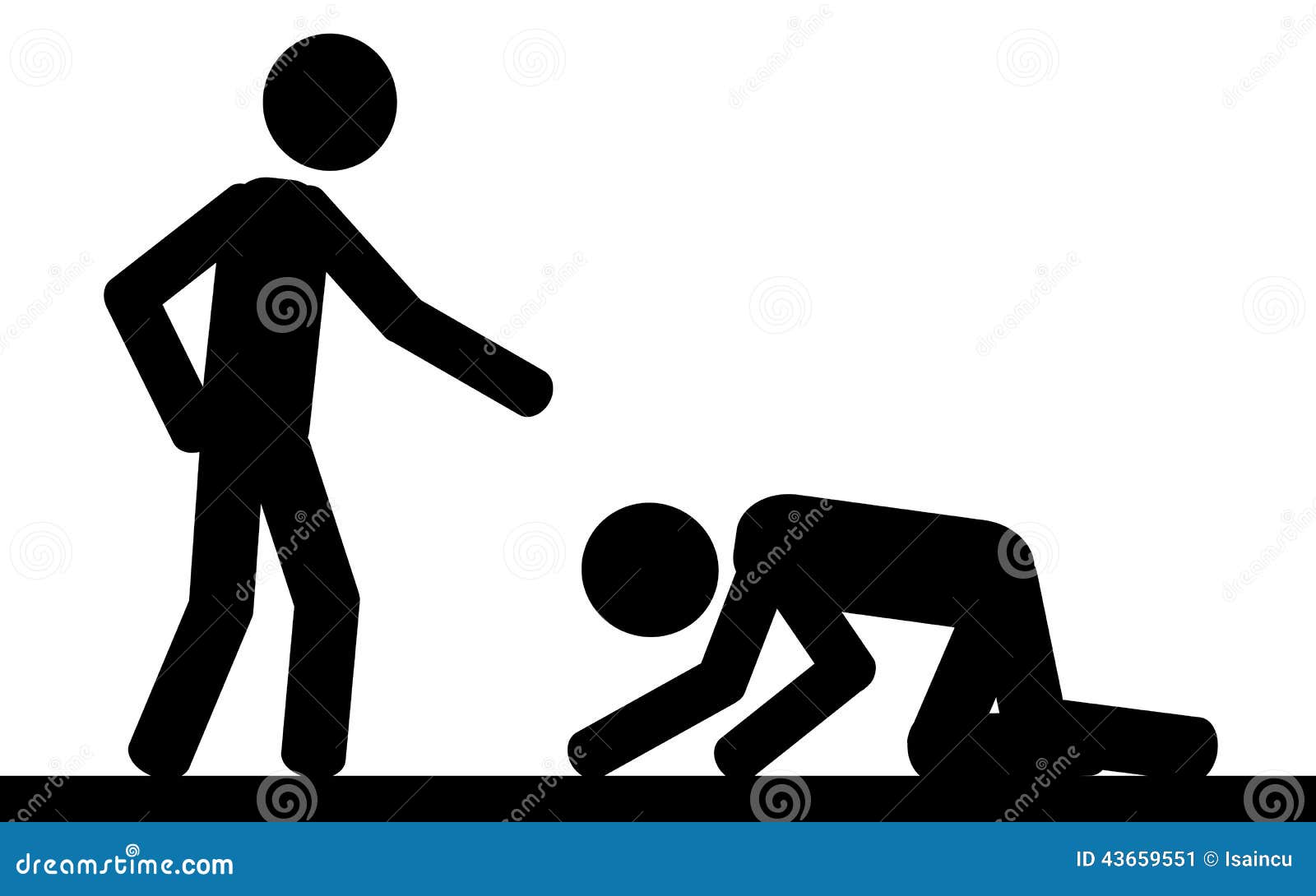 Die Sklaverei vektor abbildung. Illustration von zorn 43659551