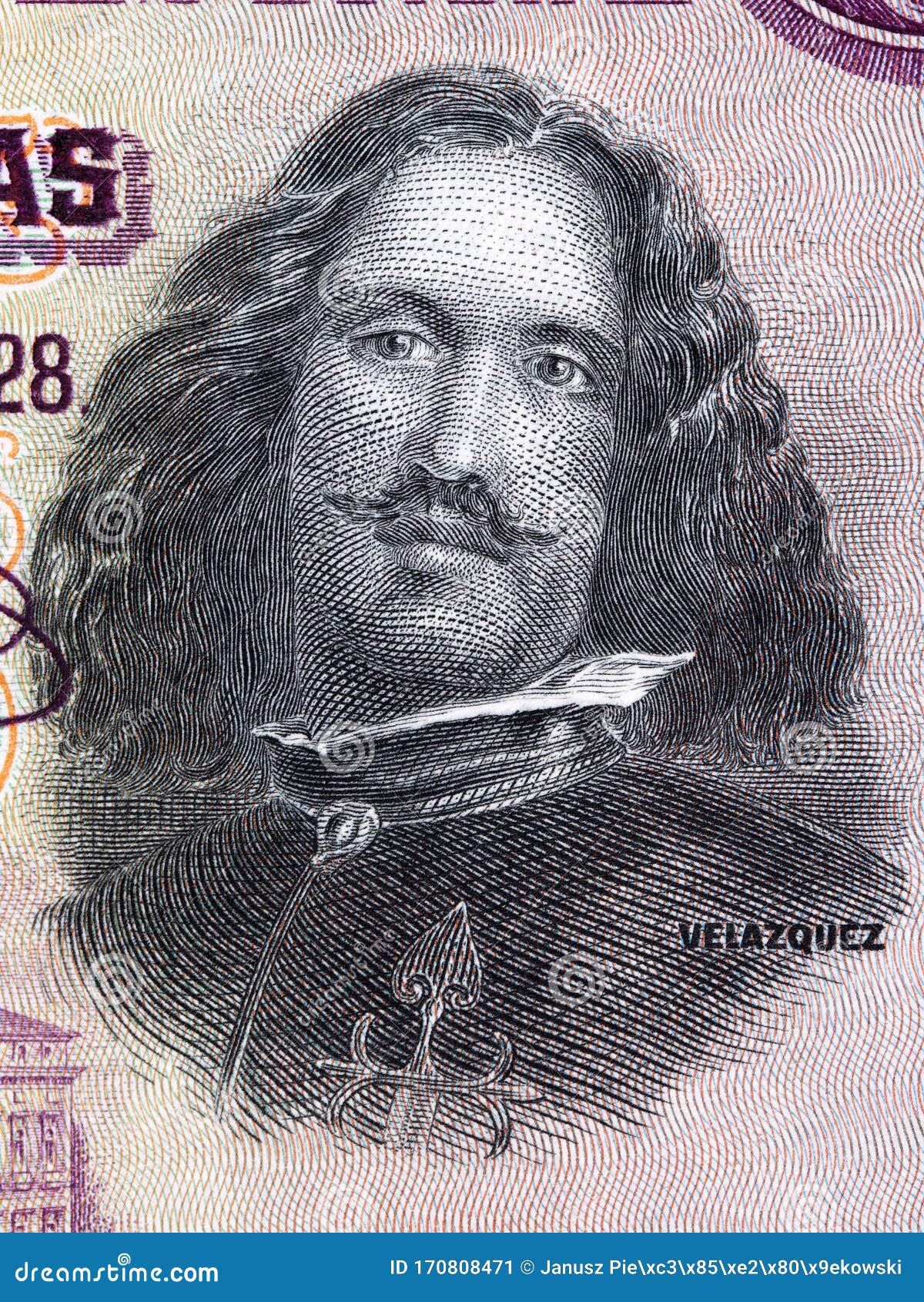 diego velazquez a portrait from old spanish money