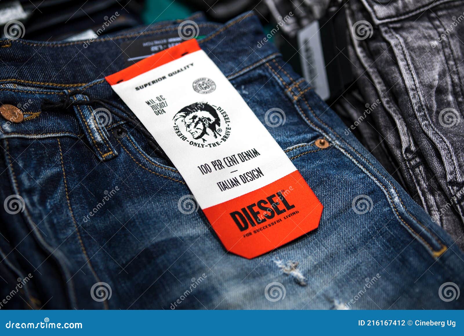 Diesel Luster Jeans Slim Fit in Grey | JEANS.CH