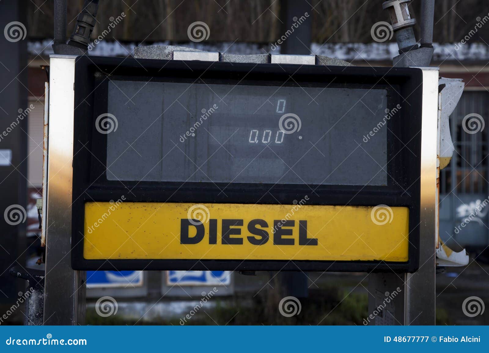 Diesel station stock image. Image of petroleum, energy 48677777