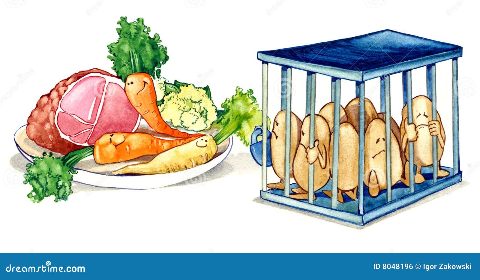 Diet healthy food stock illustration. Illustration of prison - 8048196