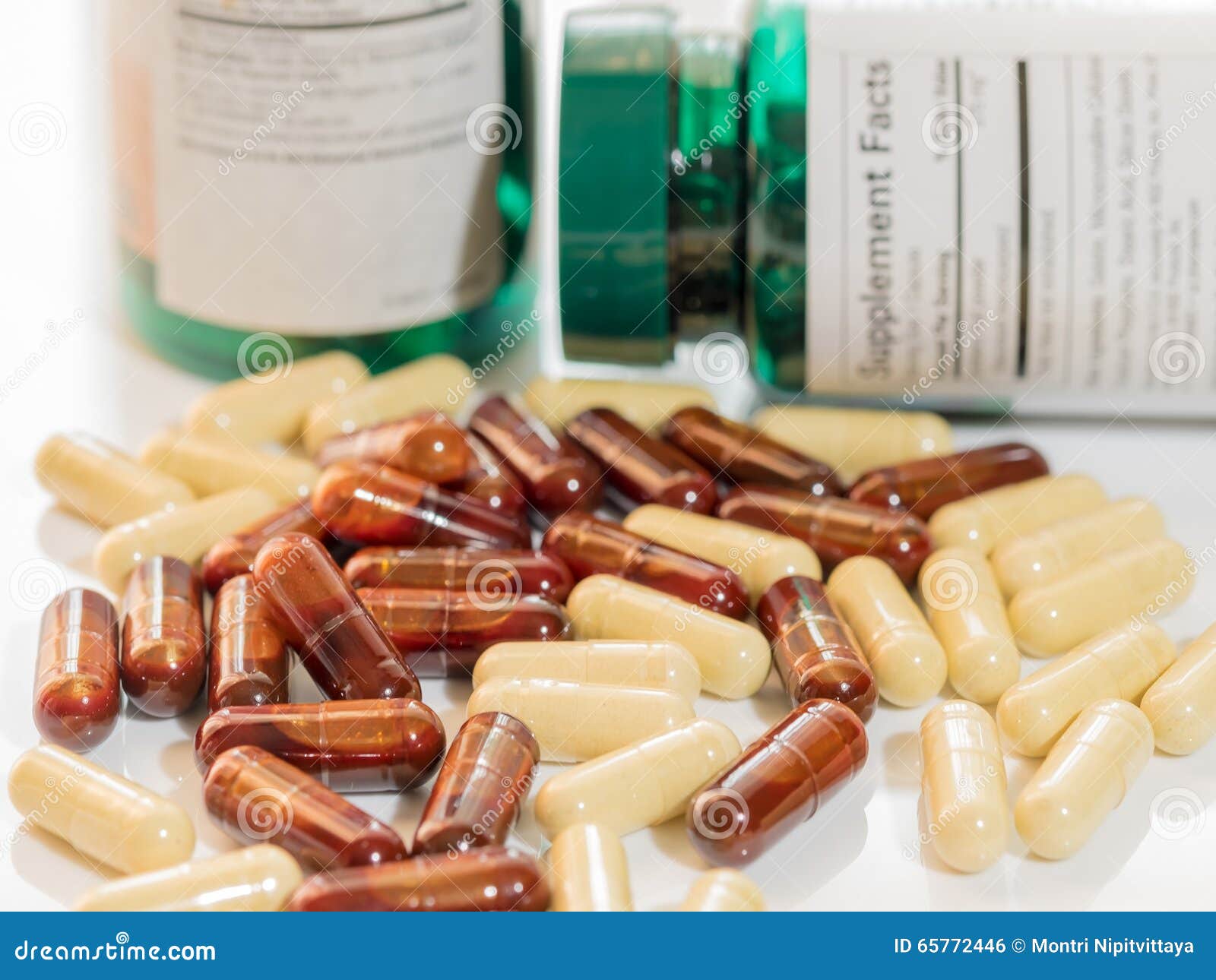 Dietary Supplement Capsules. Stock Photo Image of blood, ingredient