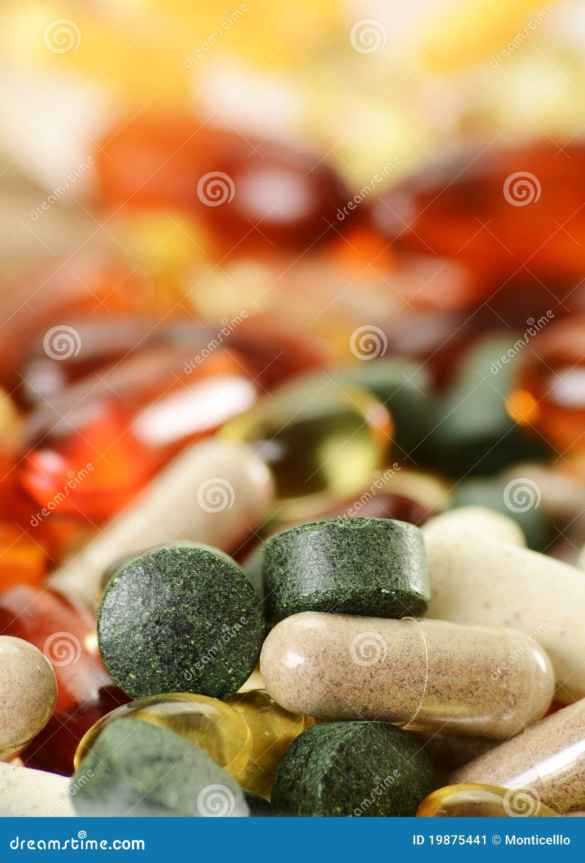 Dietary Supplement Capsules and Tablets Stock Image Image of cure, digest 19875441