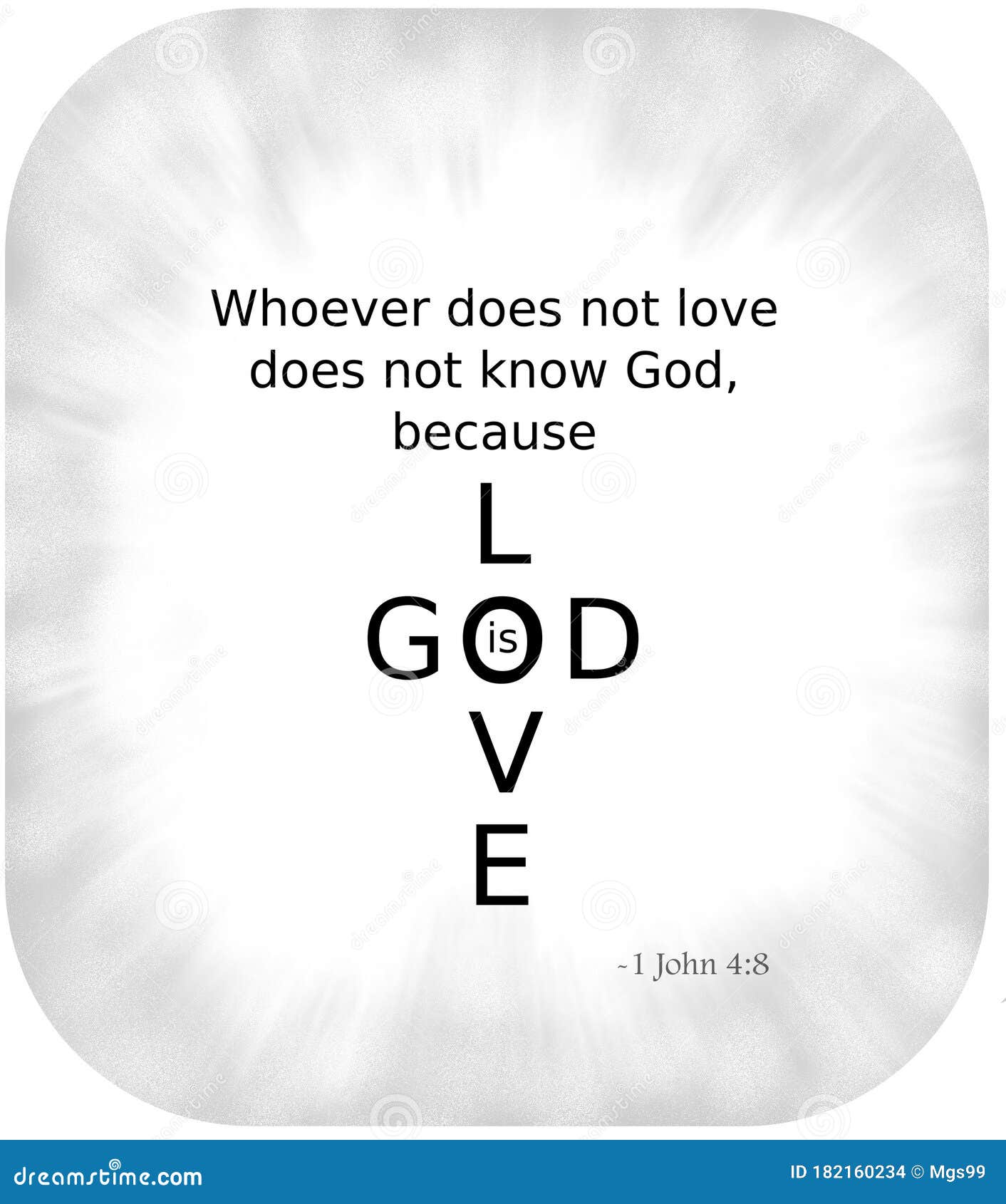 Dieu Est Une Citation De La Bible D Amour De L Epitre De John Illustration Stock Illustration Du Evangile Verite